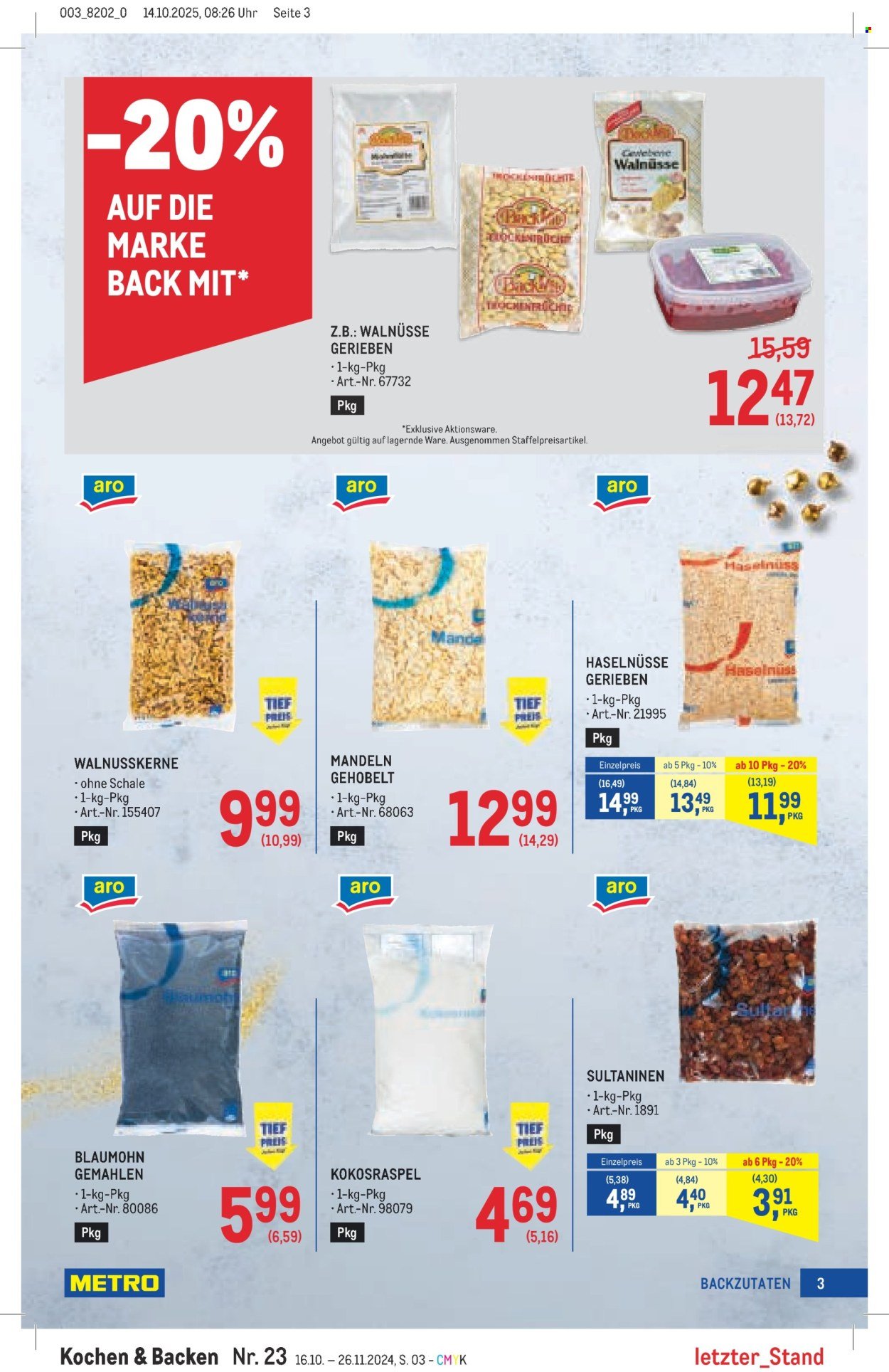 METRO Flugblatt - Backen Spezial (2025-10-30 - 2025-11-26) | 3