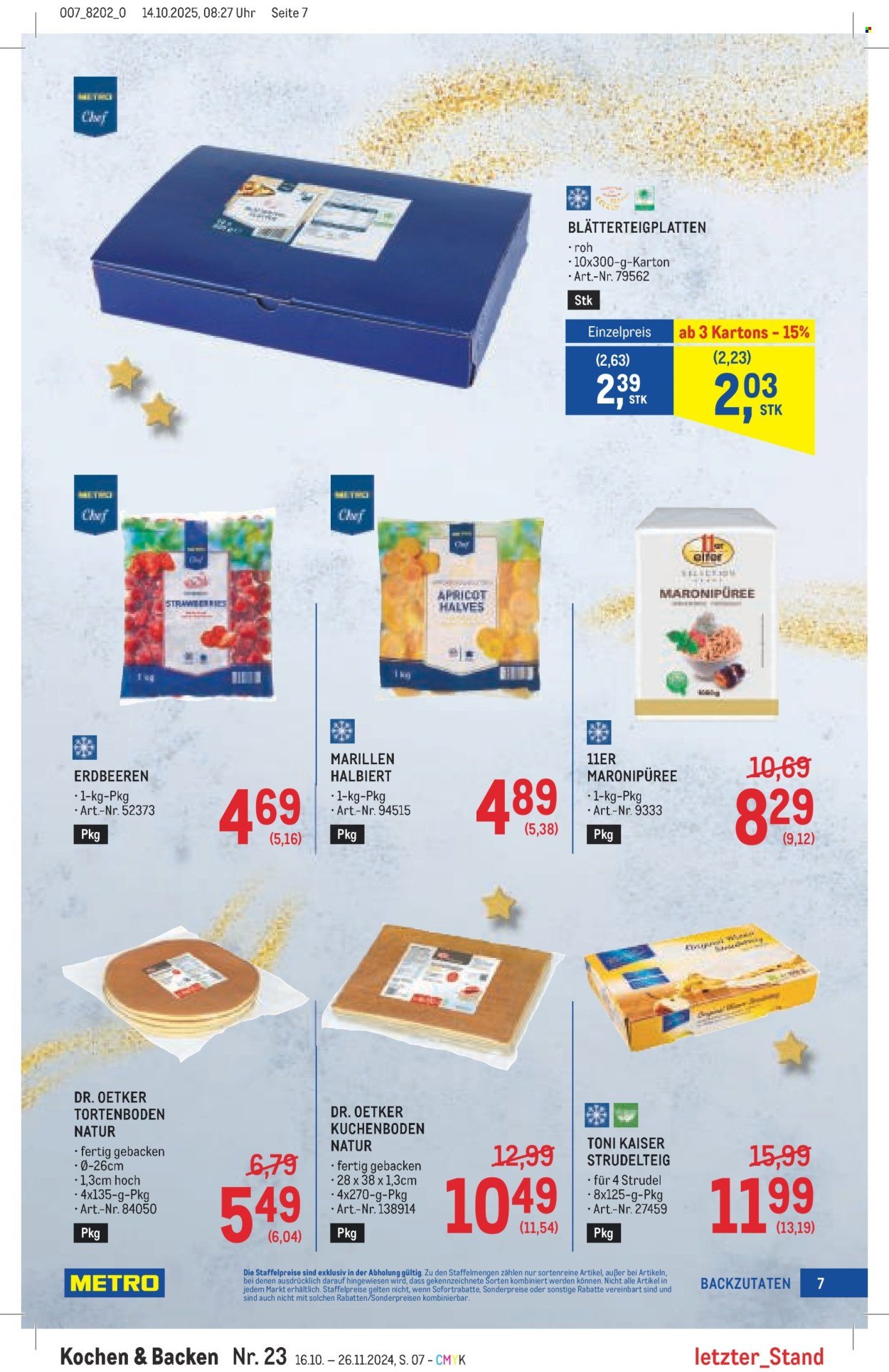 METRO Flugblatt - Backen Spezial (2025-10-30 - 2025-11-26) | 7