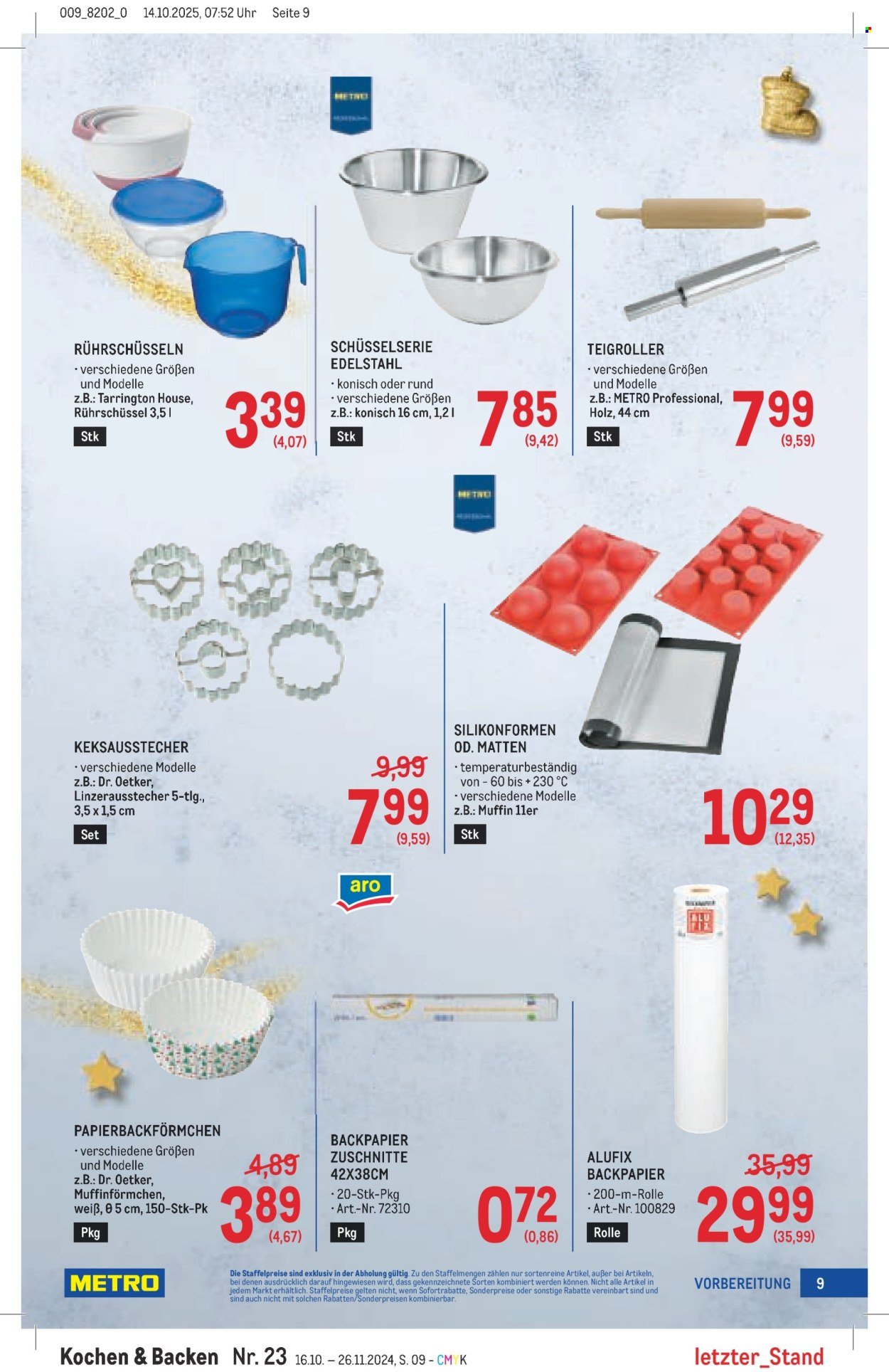 METRO Flugblatt - Backen Spezial (2025-10-30 - 2025-11-26) | 9
