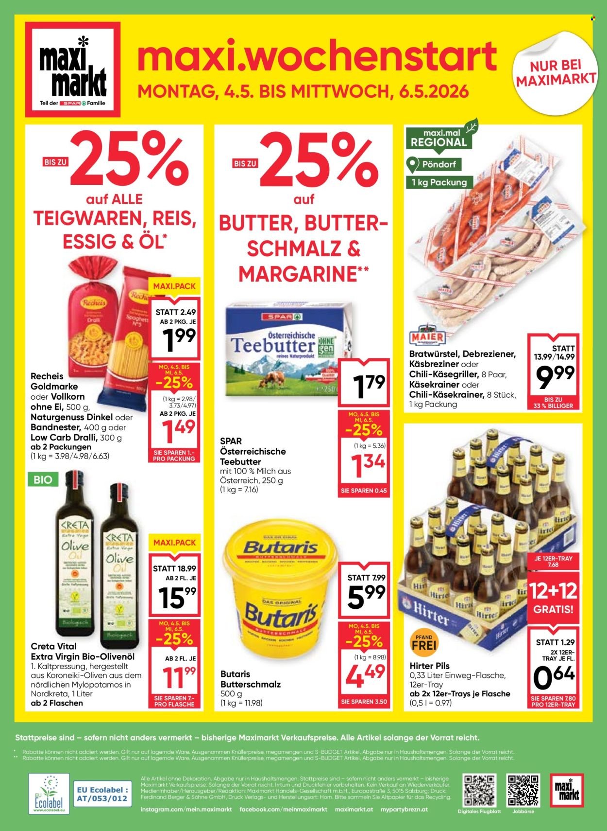 MAXIMARKT Flugblatt - Ab Donnerstag, 30.4.2026