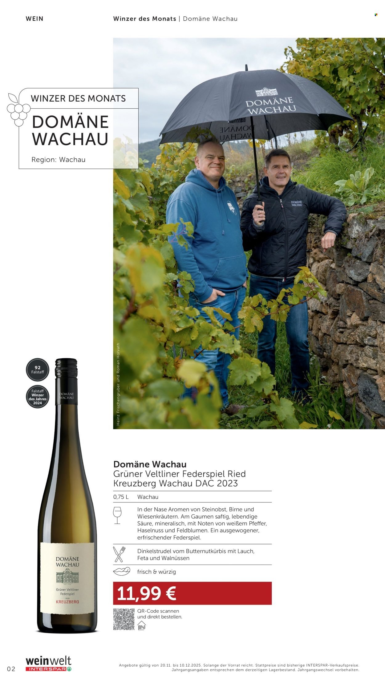 INTERSPAR Flugblatt - weinwelt Bestseller 12-2025