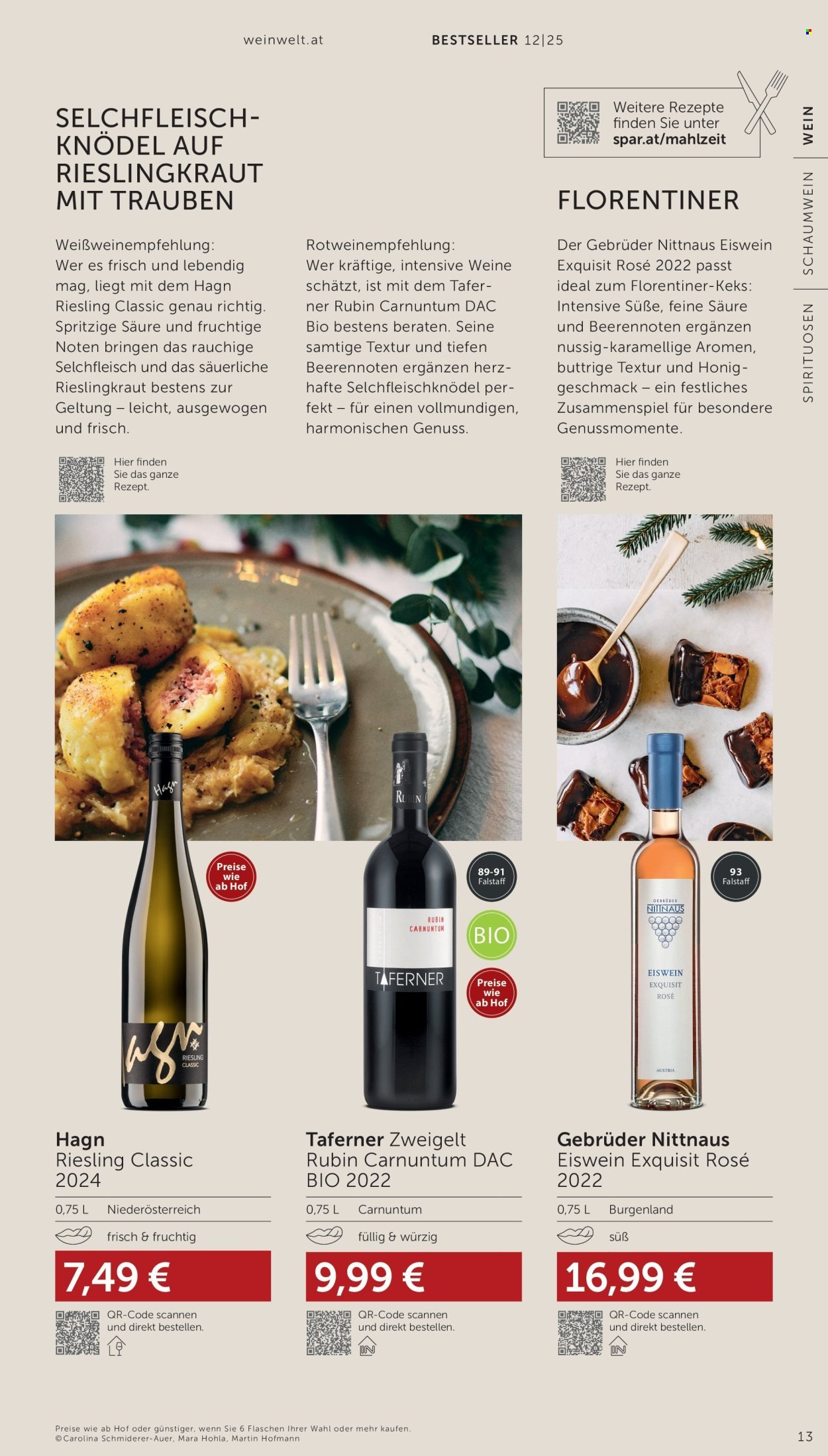 INTERSPAR Flugblatt - weinwelt Bestseller 12-2025