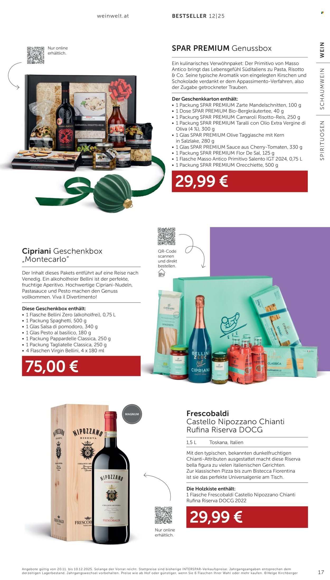 INTERSPAR Flugblatt - weinwelt Bestseller 12-2025