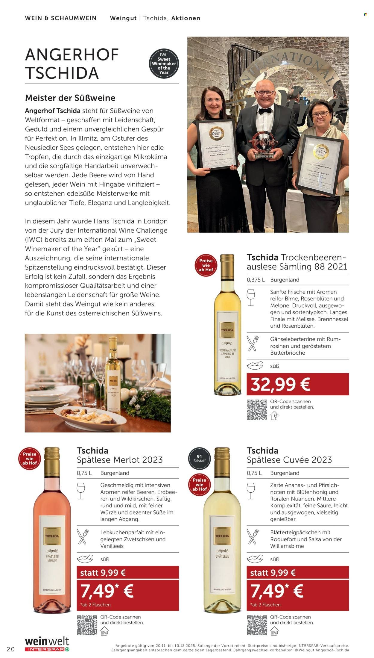INTERSPAR Flugblatt - weinwelt Bestseller 12-2025