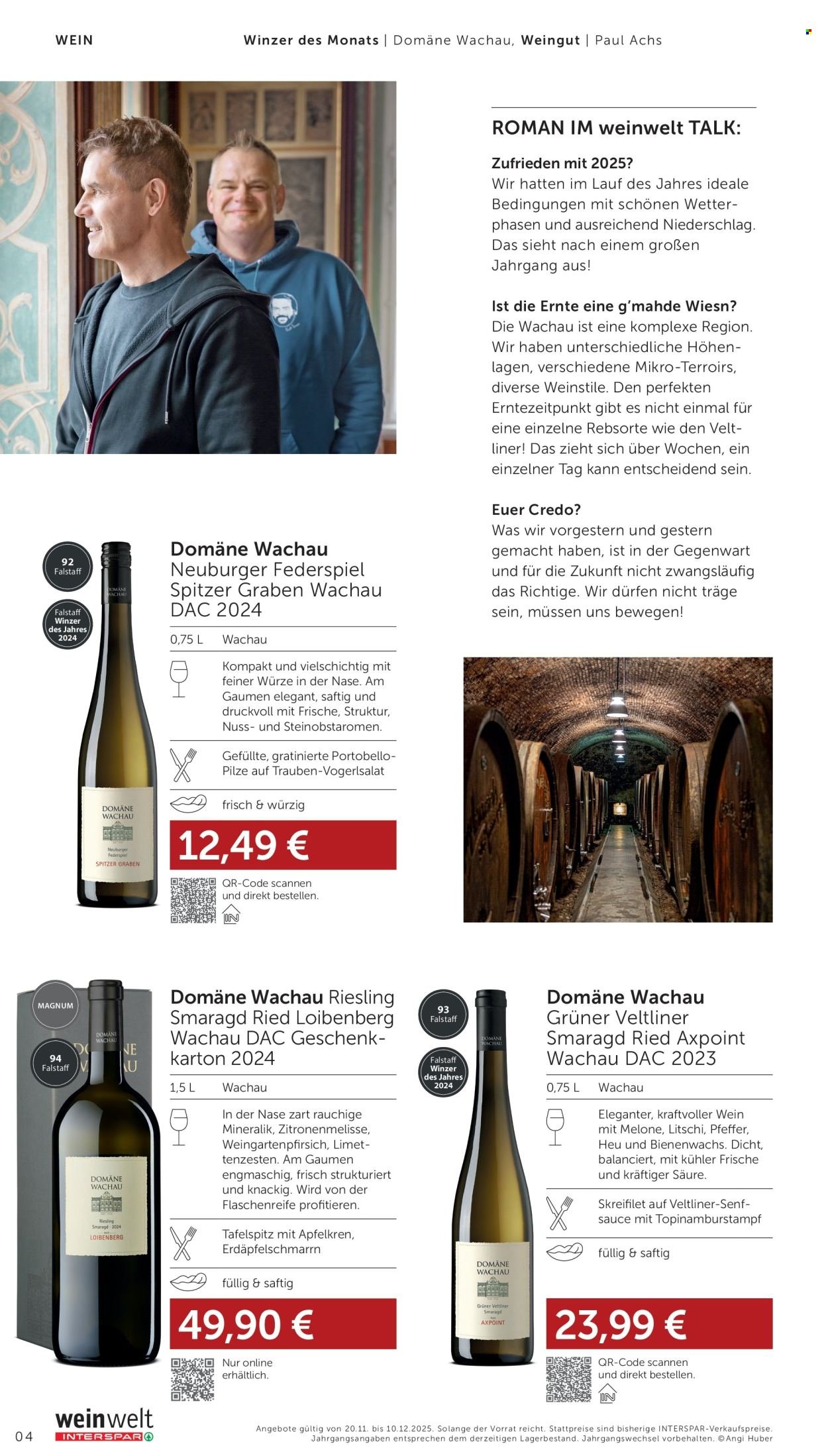 INTERSPAR Flugblatt - weinwelt Bestseller 12-2025