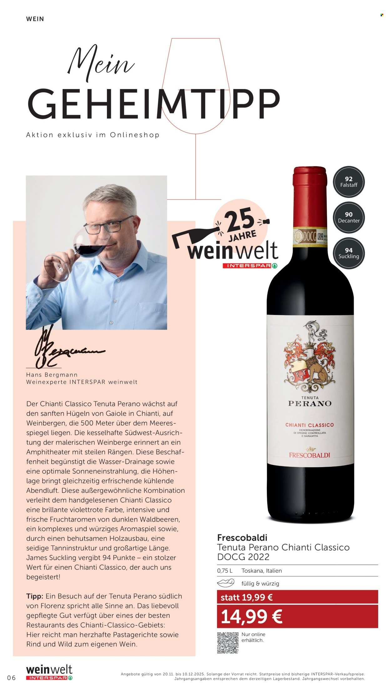 INTERSPAR Flugblatt - weinwelt Bestseller 12-2025