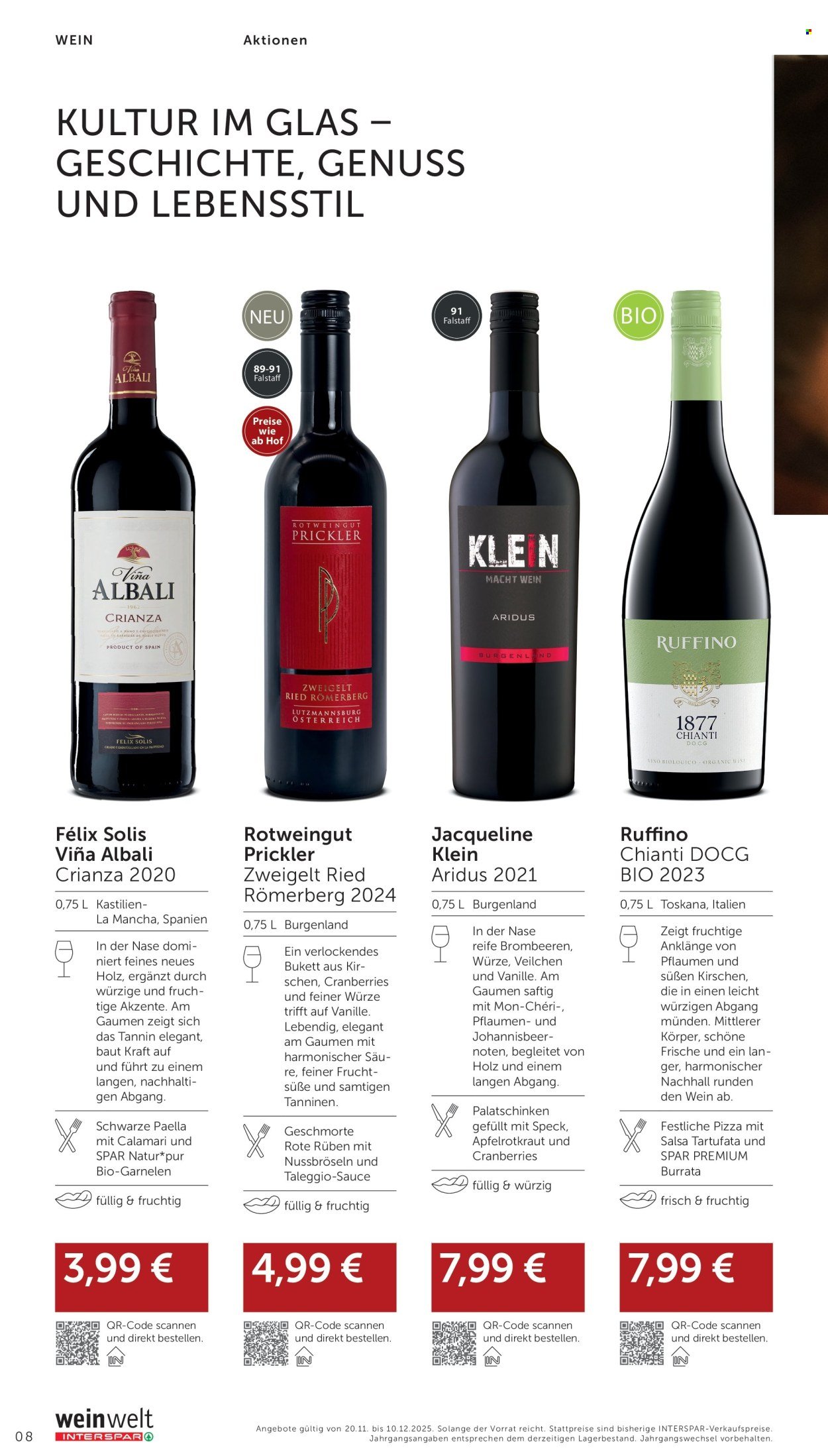 INTERSPAR Flugblatt - weinwelt Bestseller 12-2025