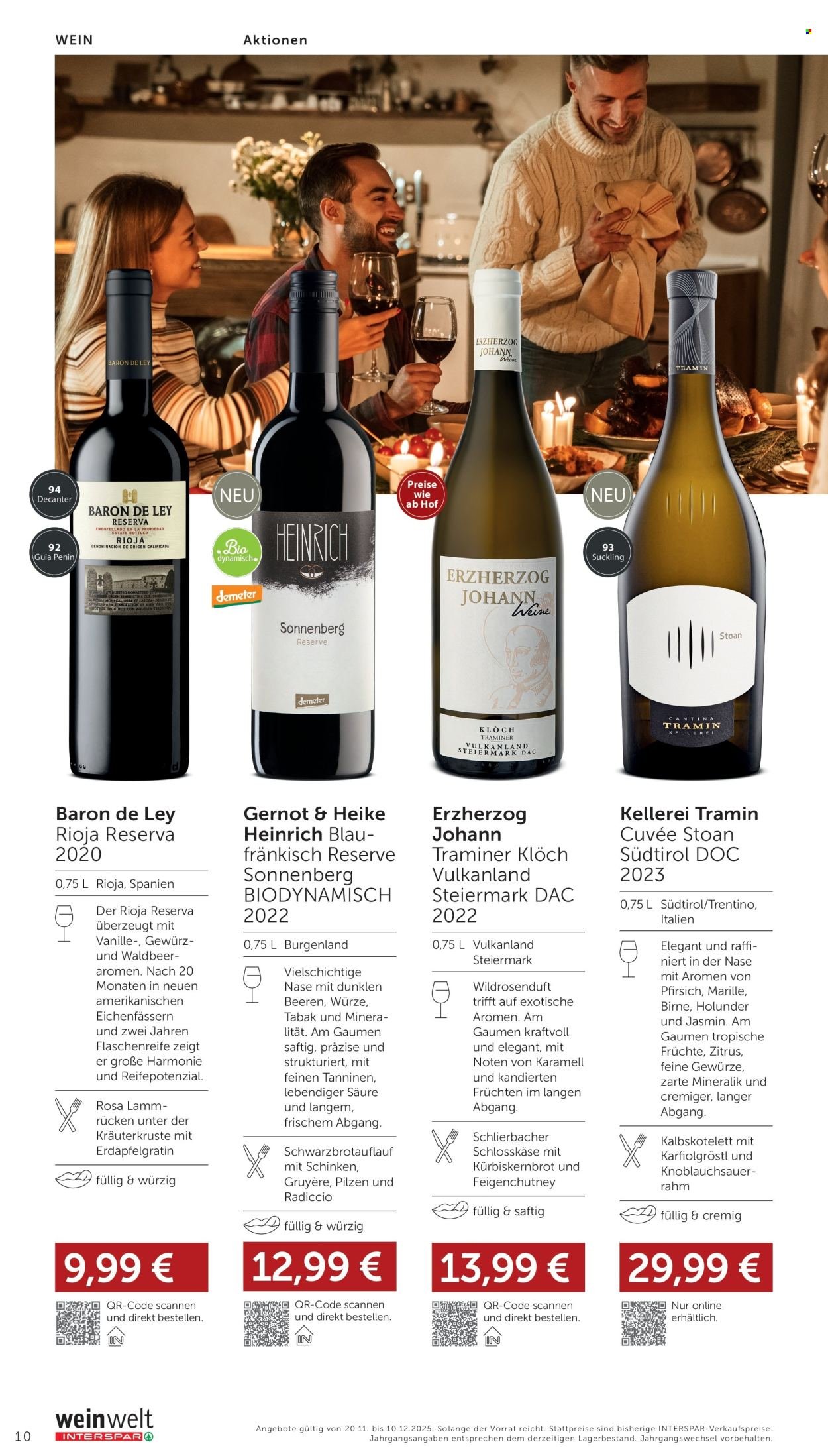 INTERSPAR Flugblatt - weinwelt Bestseller 12-2025