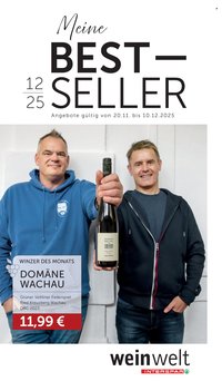 INTERSPAR Flugblatt - weinwelt Bestseller 12-2025