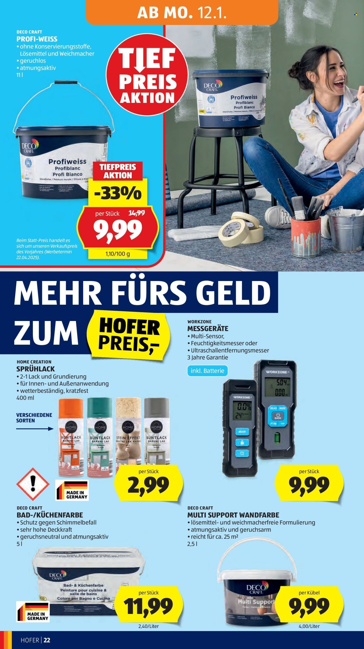 HOFER Flugblatt - Ab Freitag, 9.1.2026