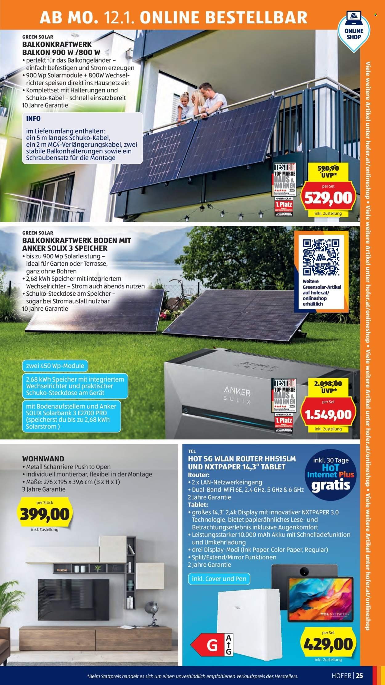 HOFER Flugblatt - Ab Freitag, 9.1.2026