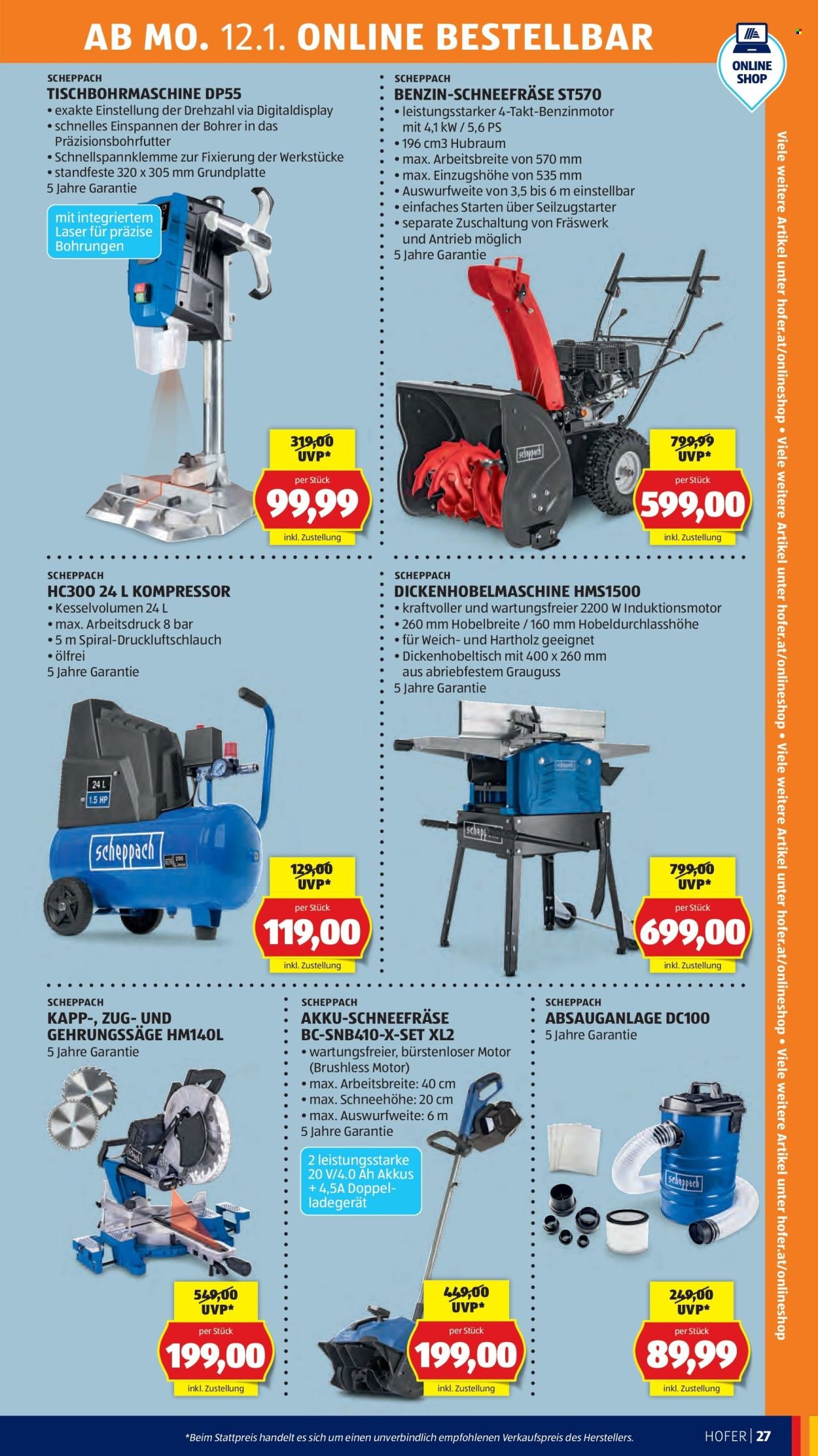 HOFER Flugblatt - Ab Freitag, 9.1.2026