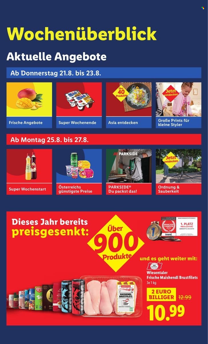 LIDL Flugblatt - Ab Donnerstag, 21.8.2025 (2025-08-21 - 2025-08-27)