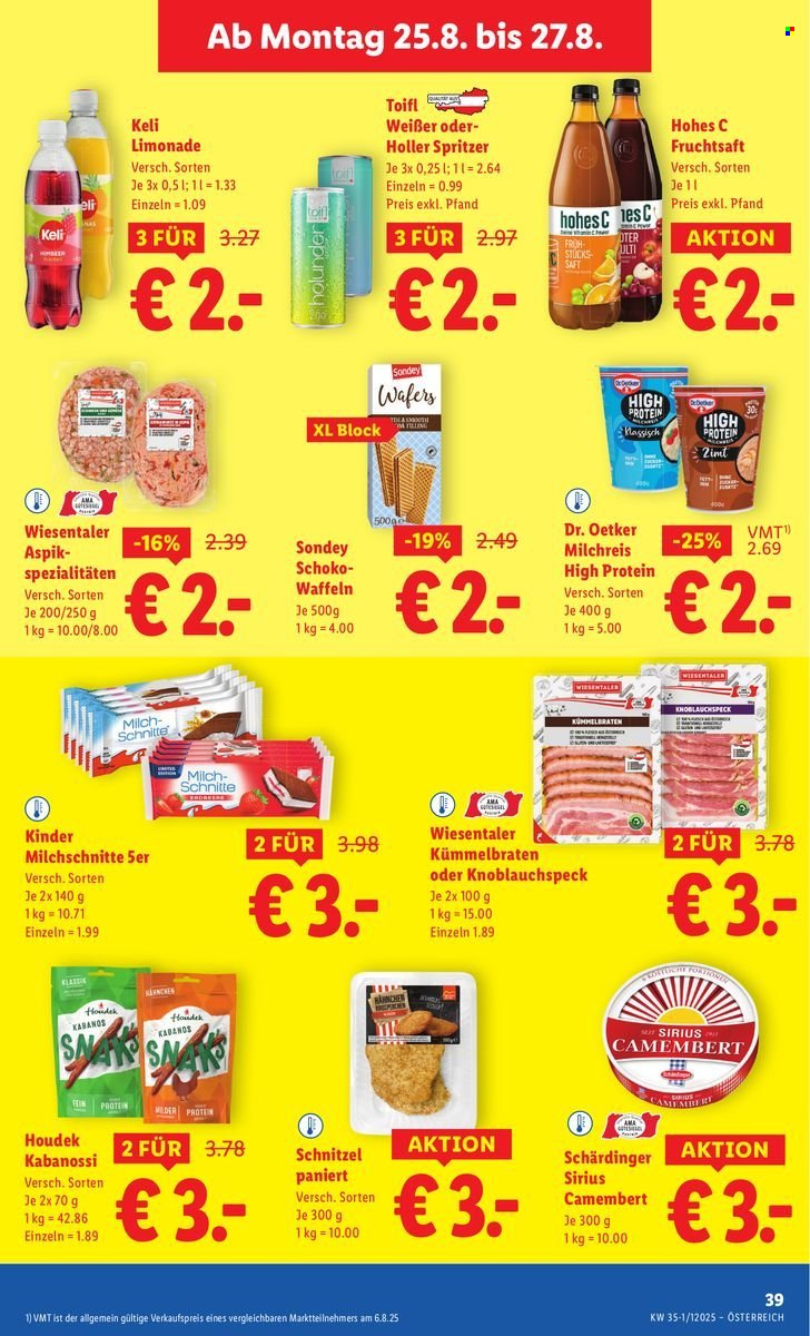 LIDL Flugblatt - Ab Donnerstag, 21.8.2025 (2025-08-21 - 2025-08-27)