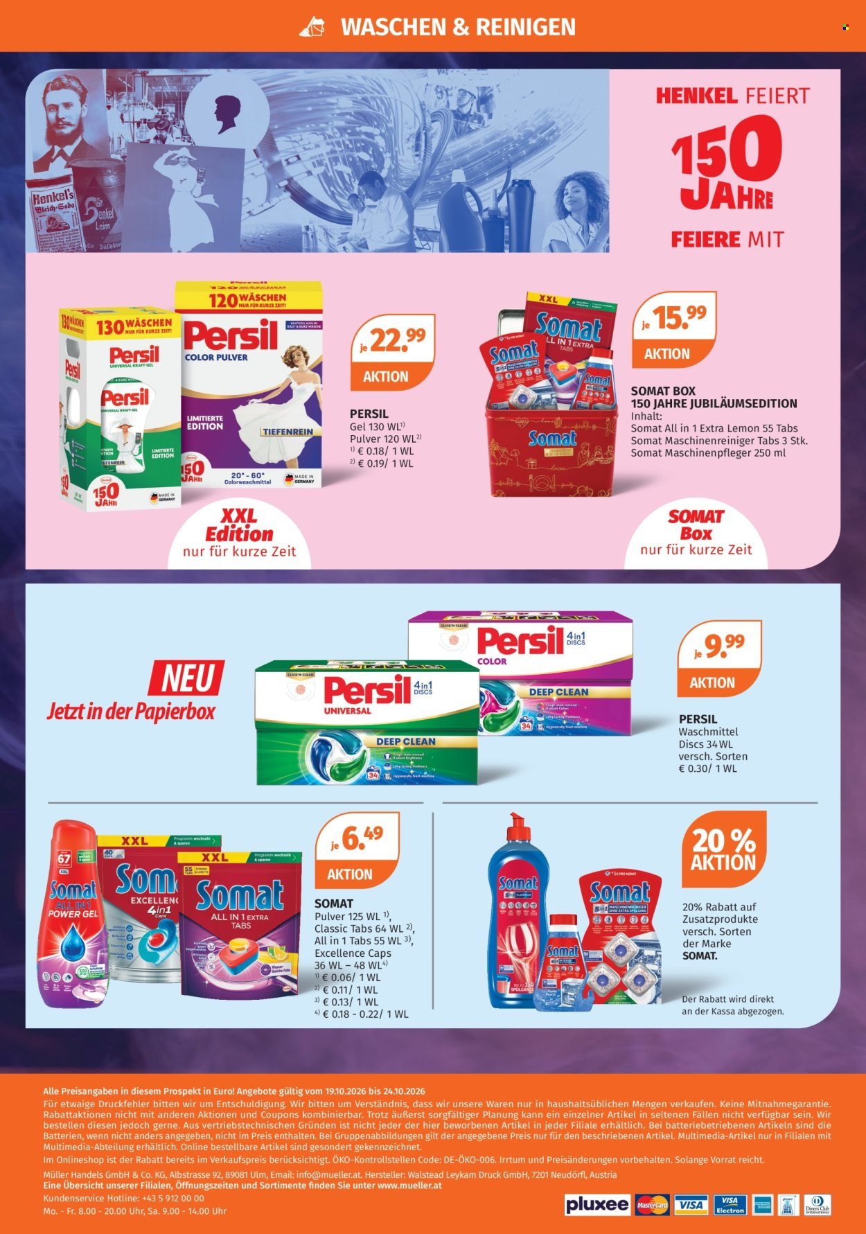 MÜLLER Flugblatt - Ab Montag, 19.10.2026