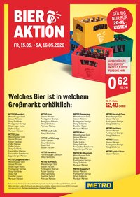 METRO Flugblatt - Bieraktion