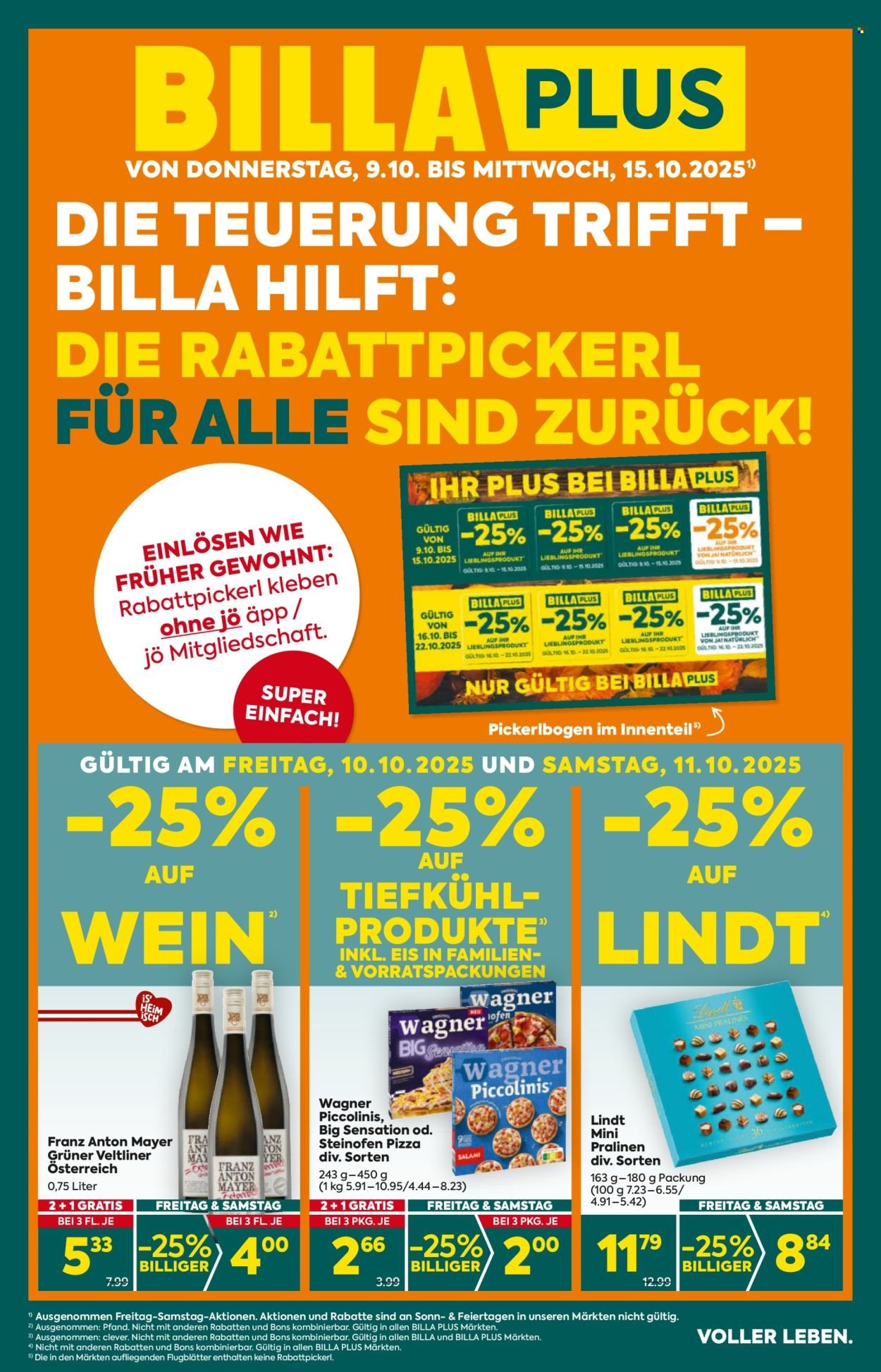BILLA PLUS Flugblatt - Ab Donnerstag, 9.10.2025 (2025-10-09 - 2025-10-15) | 1