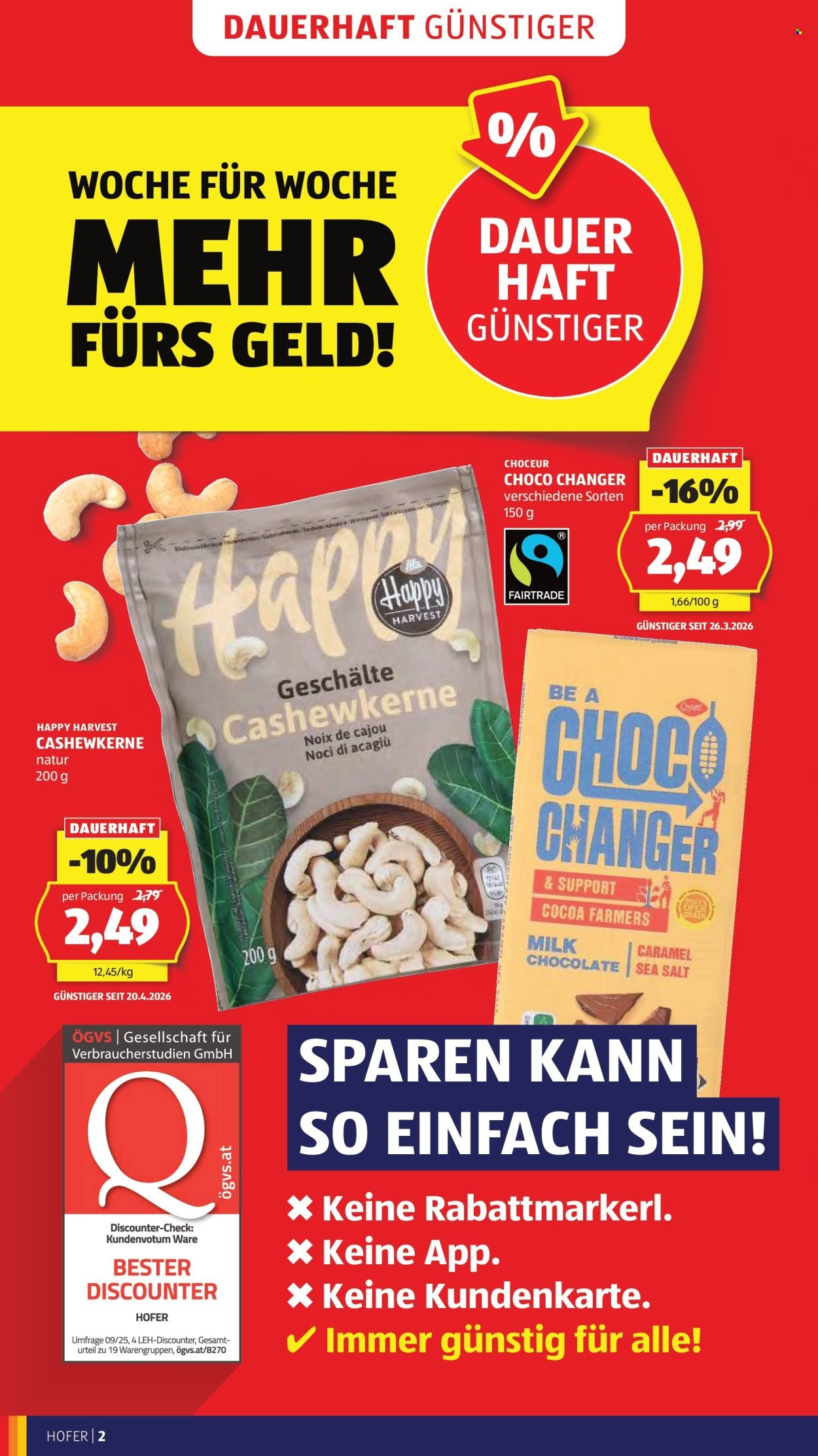 HOFER Flugblatt - Ab Mittwoch, 22.4.2026