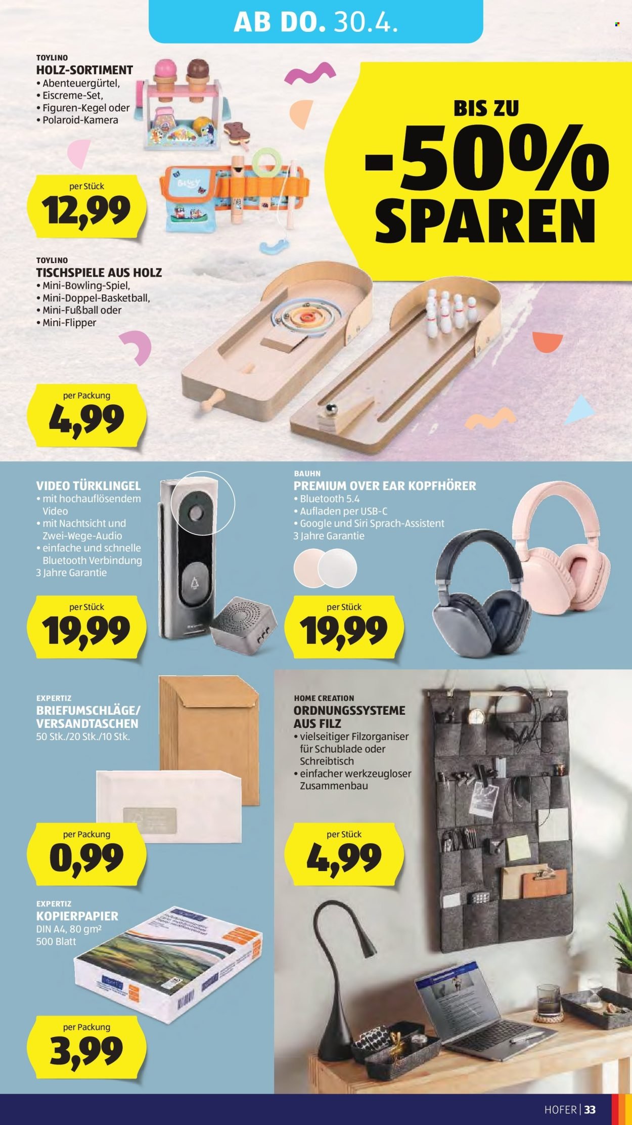 HOFER Flugblatt - Ab Mittwoch, 22.4.2026
