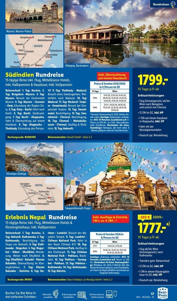LIDL Flugblatt - Reisen - September Reise-Highlights (2025-08-29)