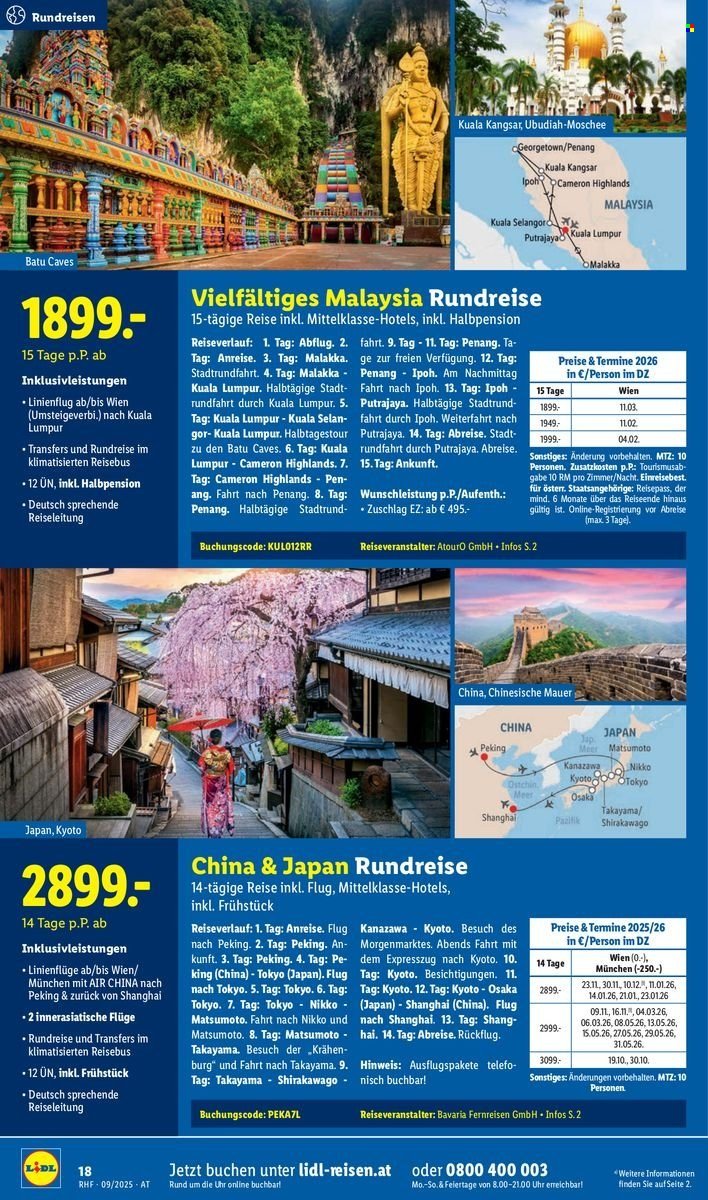 LIDL Flugblatt - Reisen - September Reise-Highlights (2025-08-29)