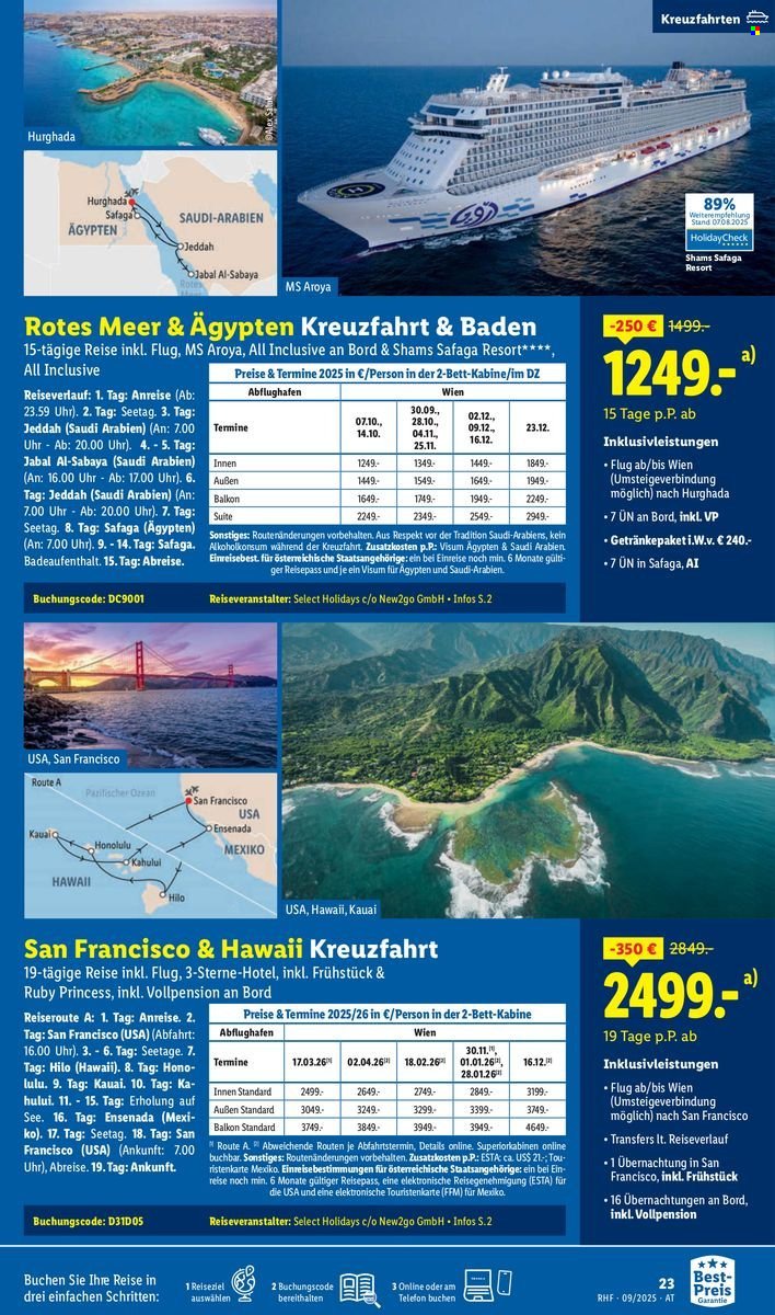 LIDL Flugblatt - Reisen - September Reise-Highlights (2025-08-29)
