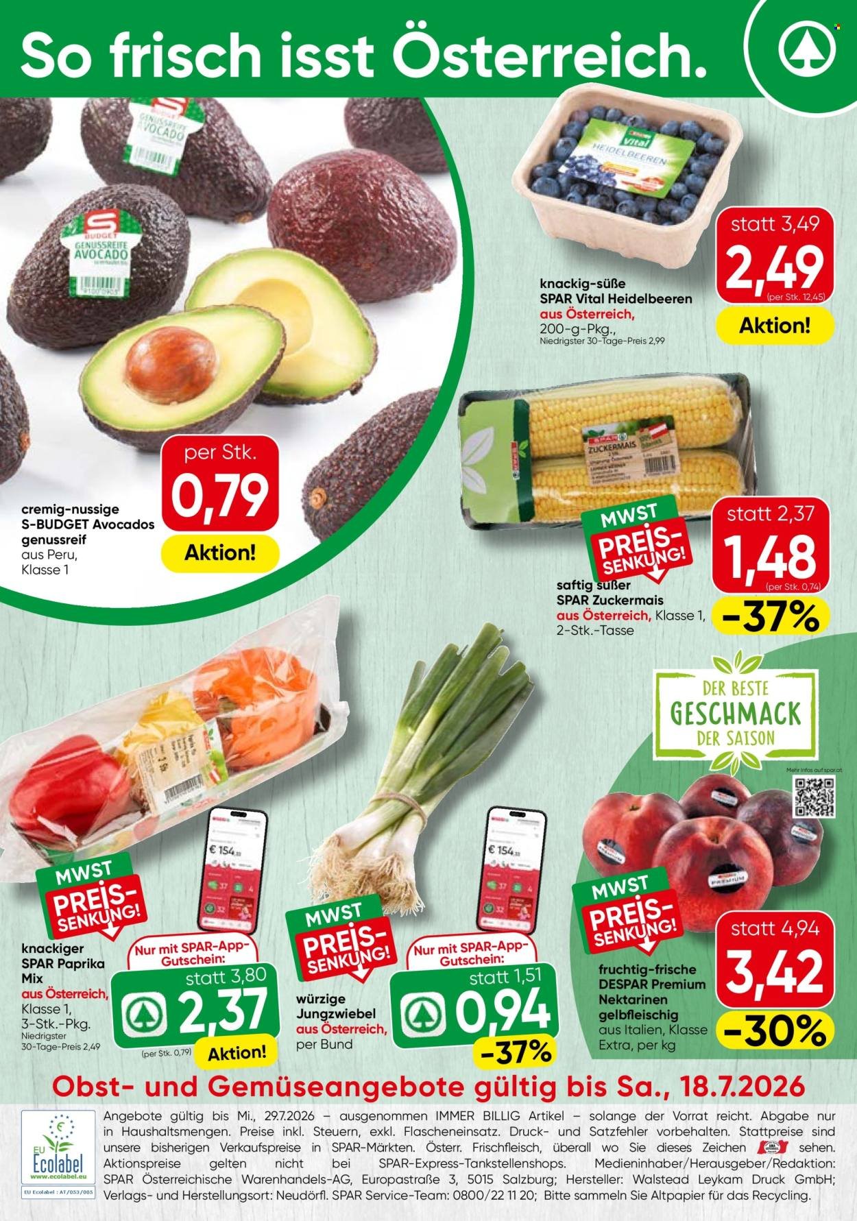 SPAR Flugblatt - Ab Montag, 13.7.2026