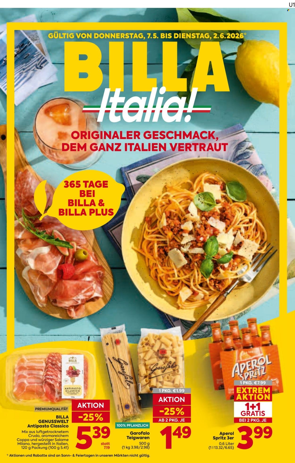 BILLA Flugblatt - Italien