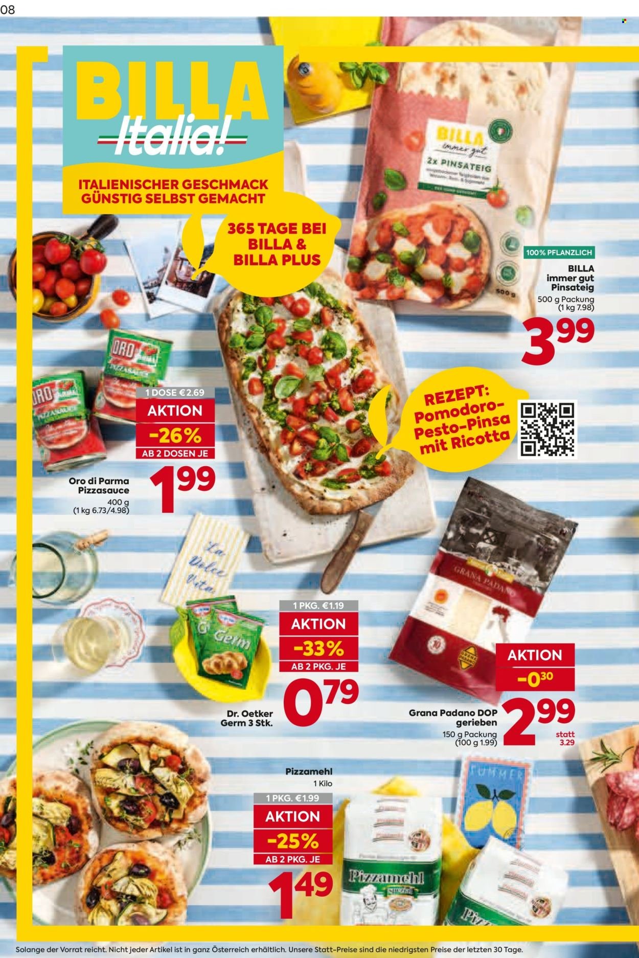 BILLA Flugblatt - Italien