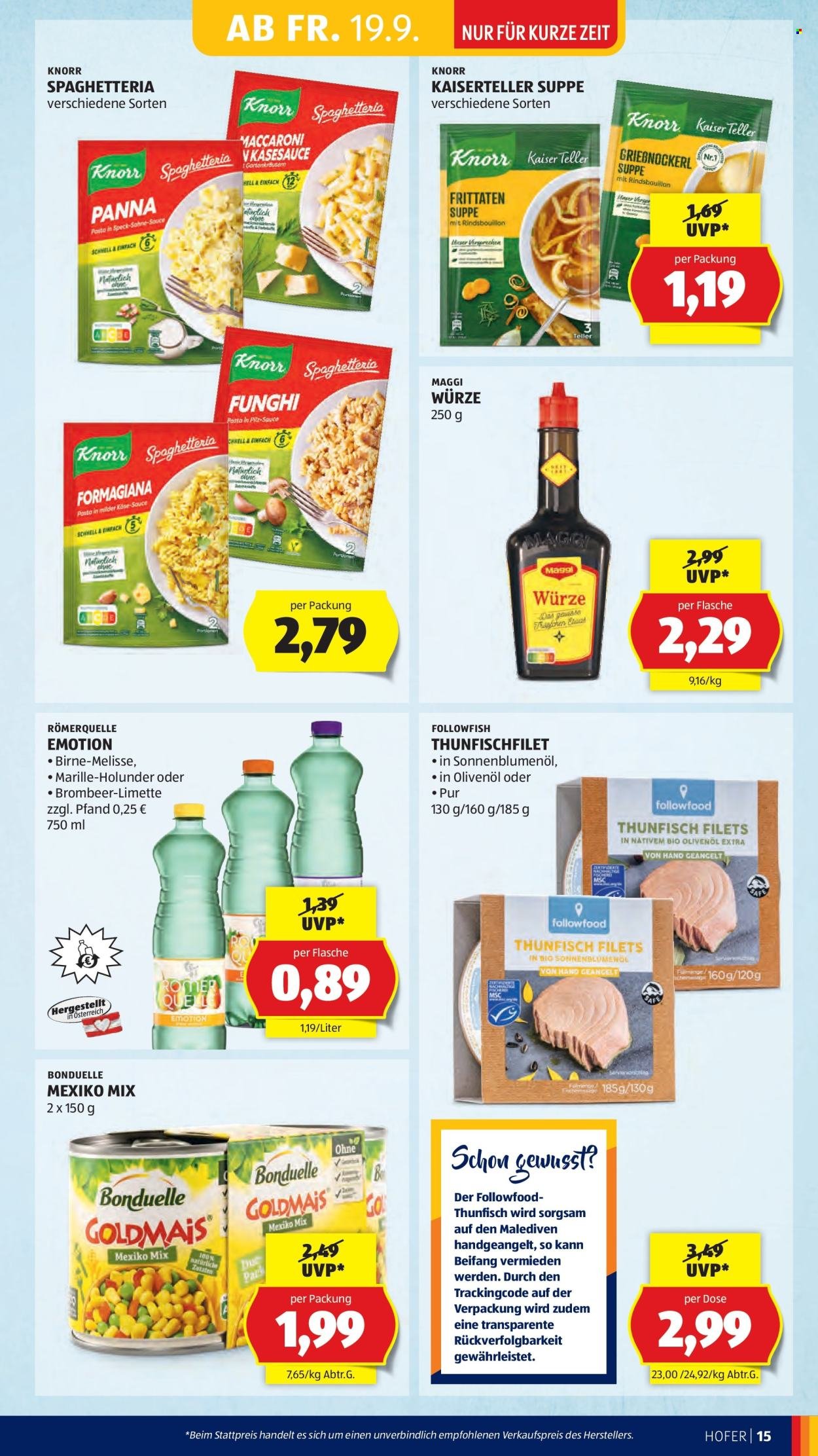 HOFER Flugblatt - Ab Freitag, 19.9.2025 (2025-09-19 - 2025-09-25)