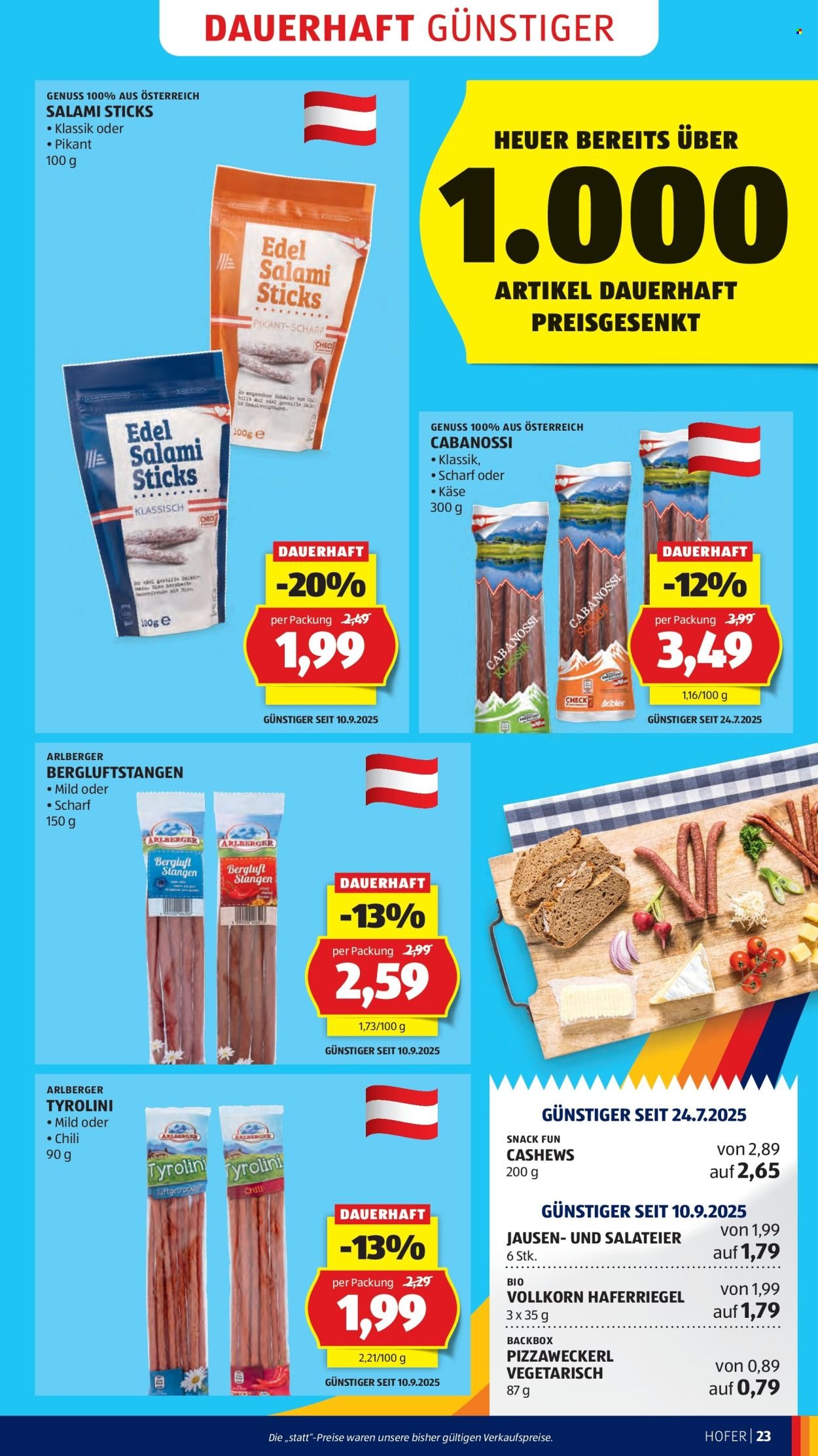 HOFER Flugblatt - Ab Freitag, 19.9.2025 (2025-09-19 - 2025-09-25)