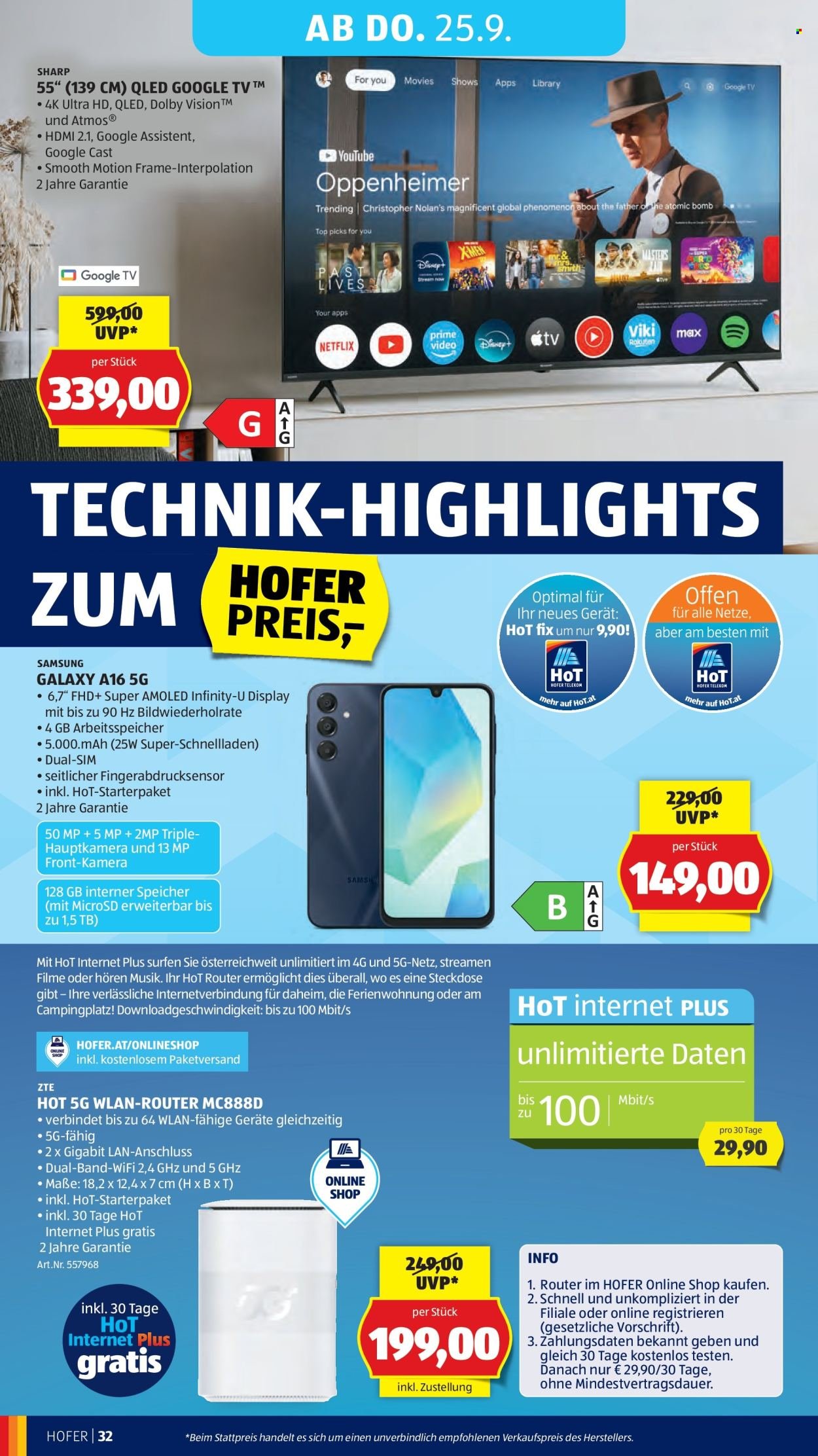 HOFER Flugblatt - Ab Freitag, 19.9.2025 (2025-09-19 - 2025-09-25)