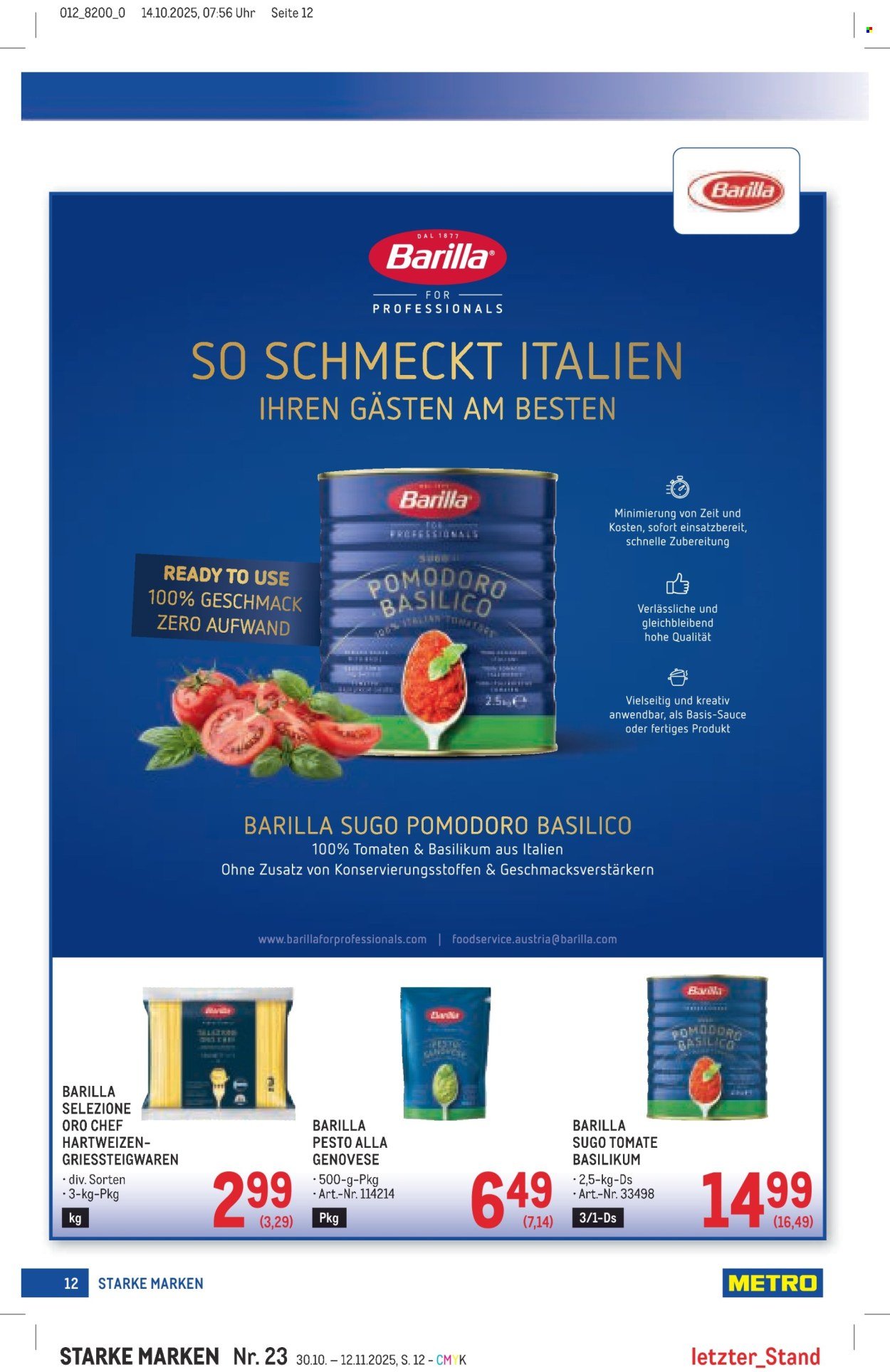 METRO Flugblatt - Starke Marken (2025-10-30 - 2025-11-12)