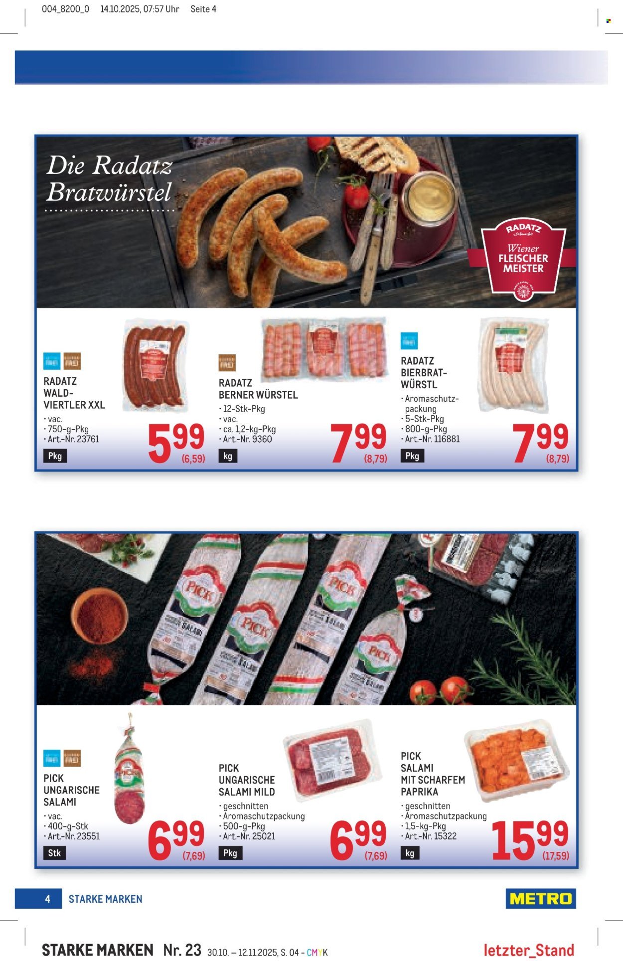 METRO Flugblatt - Starke Marken (2025-10-30 - 2025-11-12)