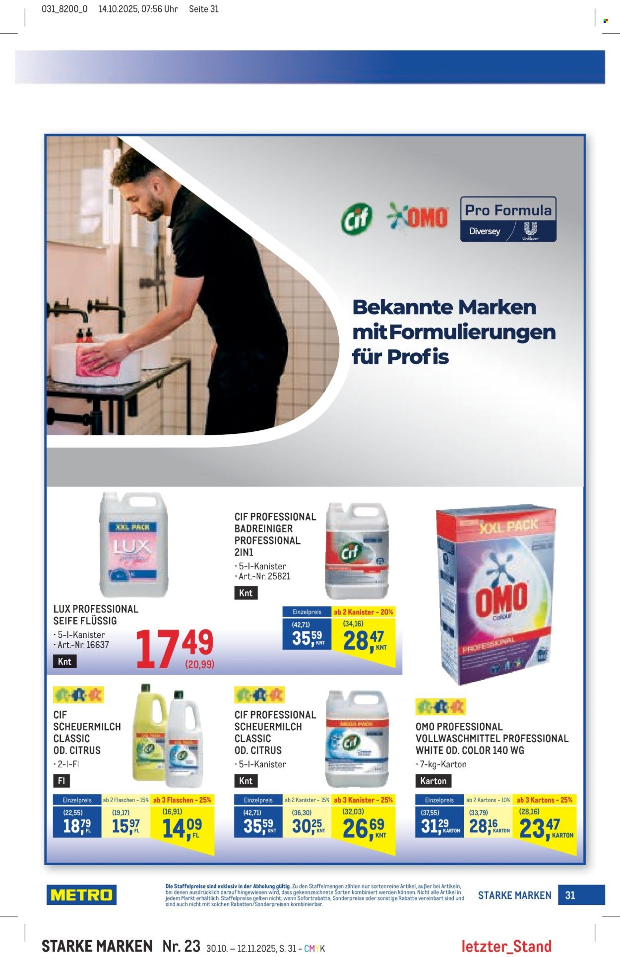 METRO Flugblatt - Starke Marken (2025-10-30 - 2025-11-12)
