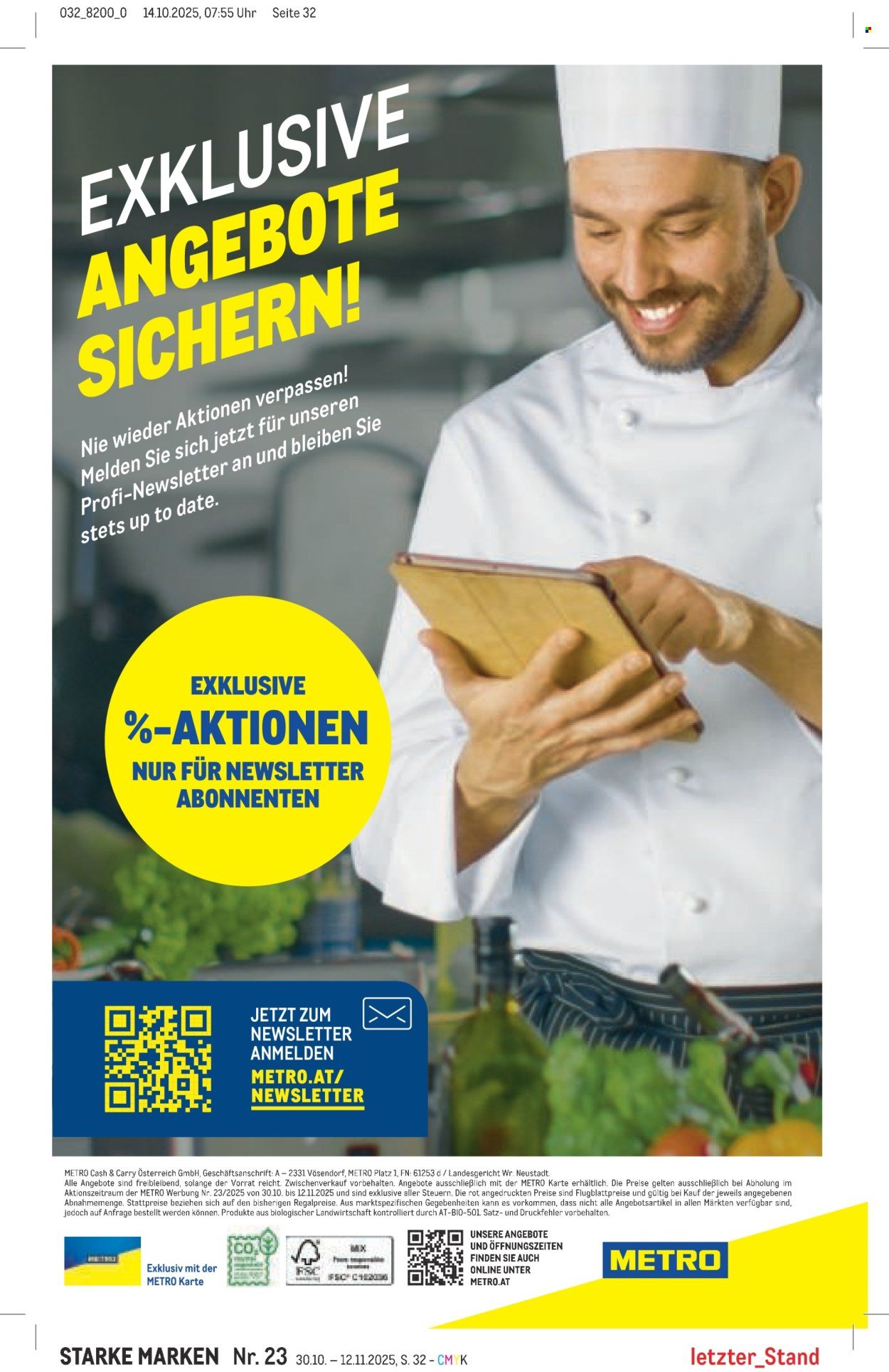 METRO Flugblatt - Starke Marken (2025-10-30 - 2025-11-12)
