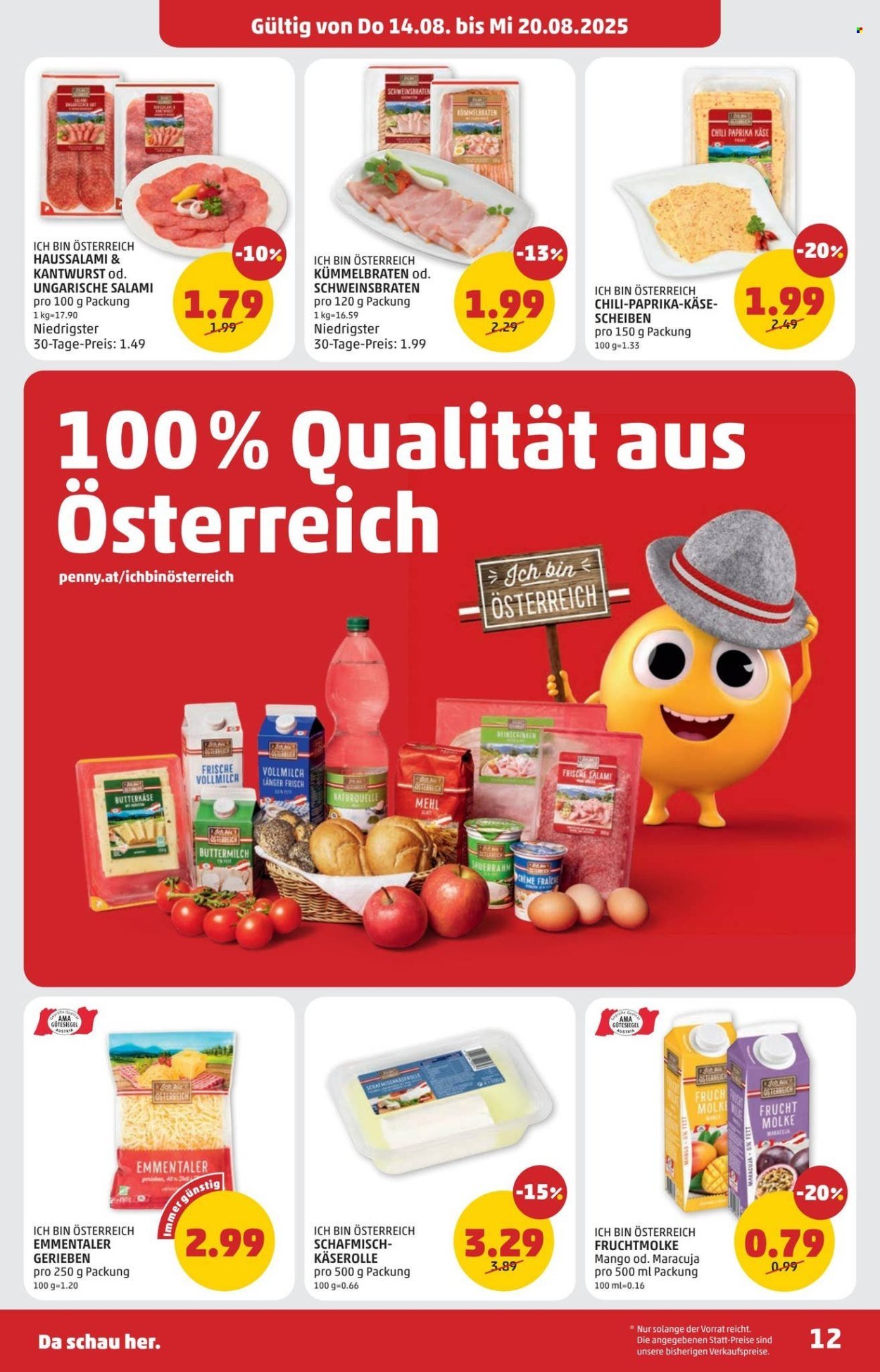 PENNY Flugblatt - Ab Donnerstag, 14.8.2025 (2025-08-14 - 2025-08-20)
