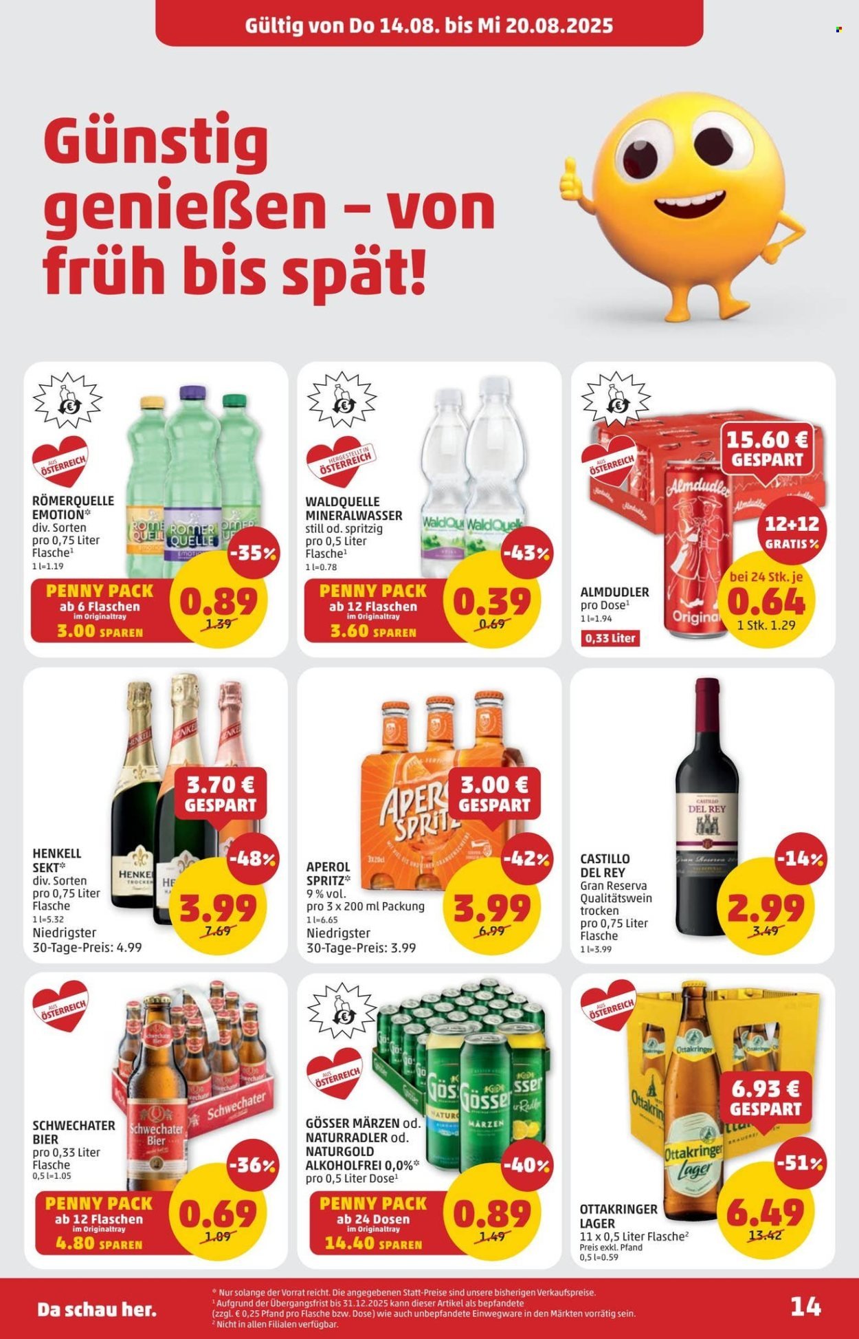 PENNY Flugblatt - Ab Donnerstag, 14.8.2025 (2025-08-14 - 2025-08-20)