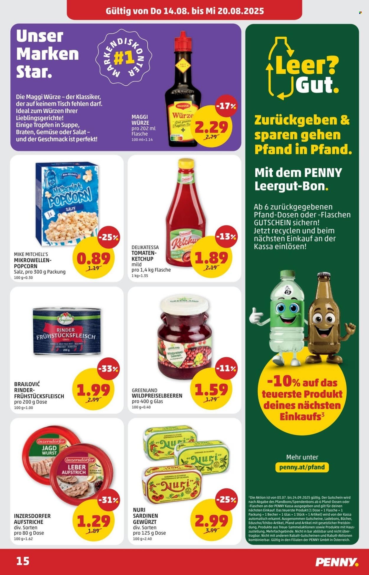 PENNY Flugblatt - Ab Donnerstag, 14.8.2025 (2025-08-14 - 2025-08-20)