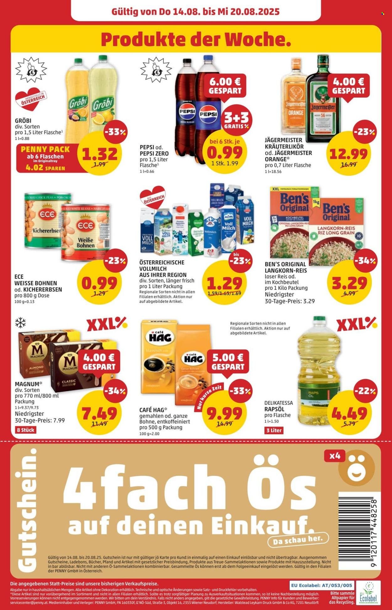 PENNY Flugblatt - Ab Donnerstag, 14.8.2025 (2025-08-14 - 2025-08-20)