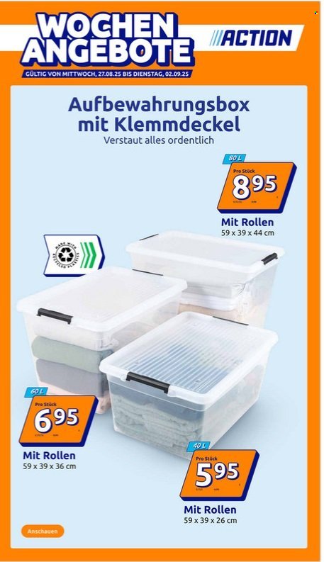 ACTION Flugblatt - Ab Mittwoch, 27.8.2025 (2025-08-27 - 2025-09-02)