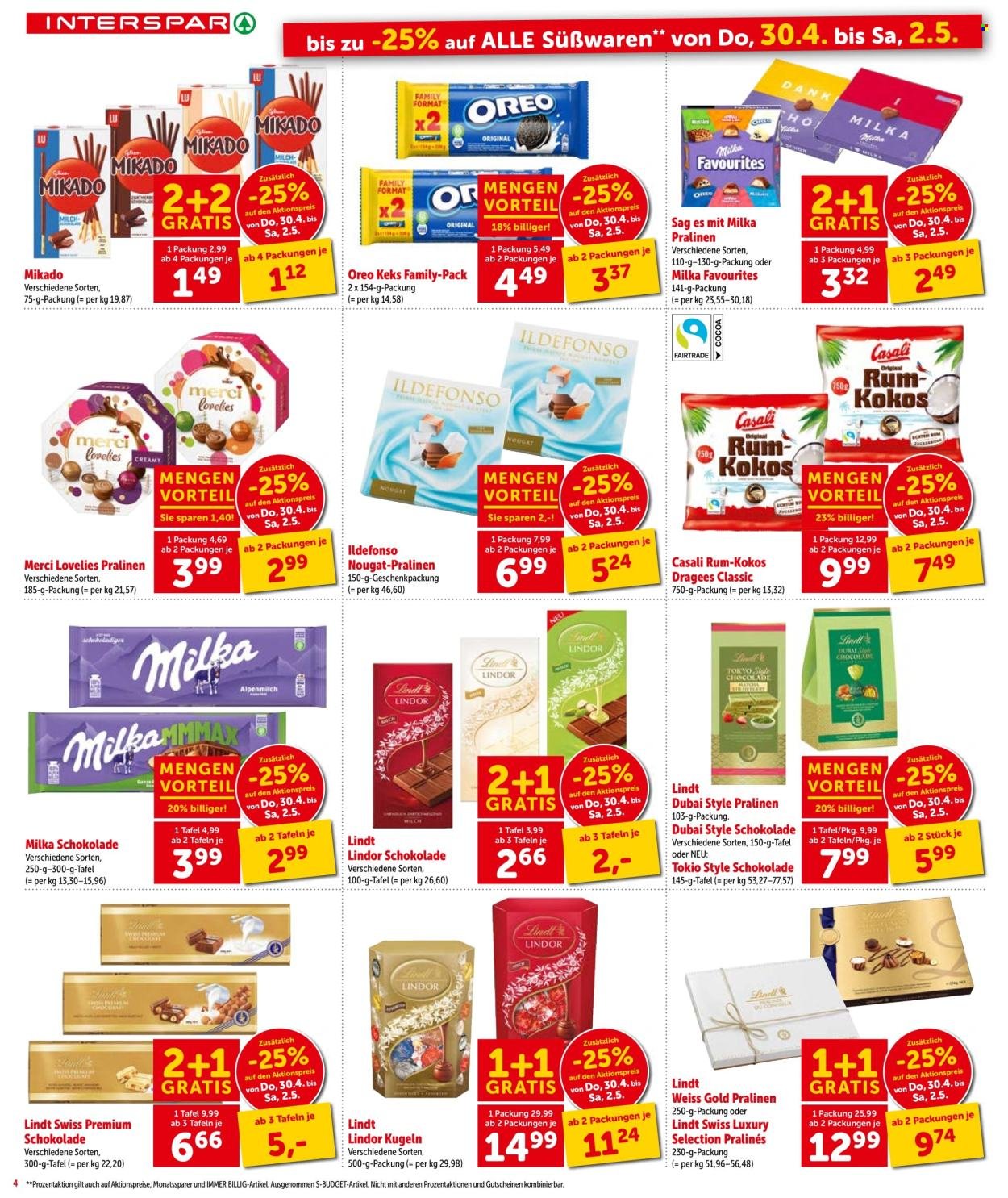 INTERSPAR Flugblatt - Ab Donnerstag, 30.4.2026