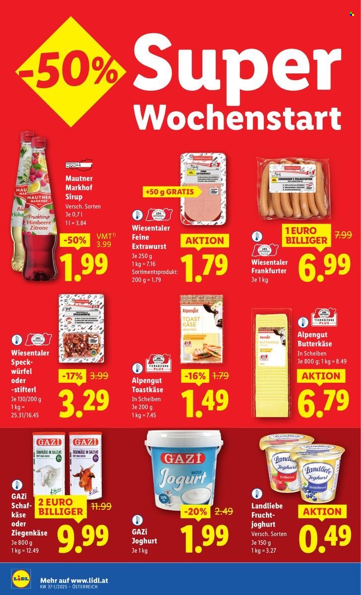 LIDL Flugblatt - Ab Donnerstag, 4.9.2025 (2025-09-04 - 2025-09-10)