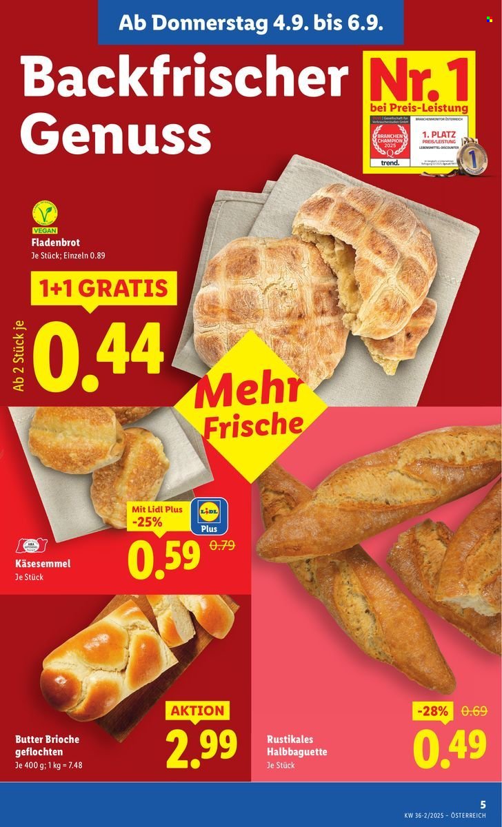 LIDL Flugblatt - Ab Donnerstag, 4.9.2025 (2025-09-04 - 2025-09-10)