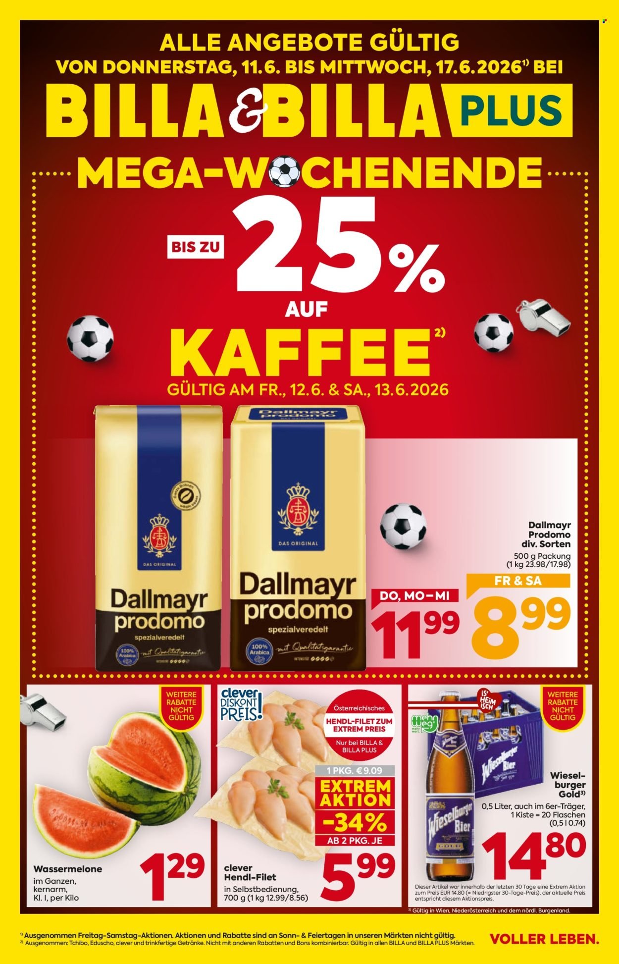 BILLA Flugblatt - Ab Donnerstag, 11.6.2026