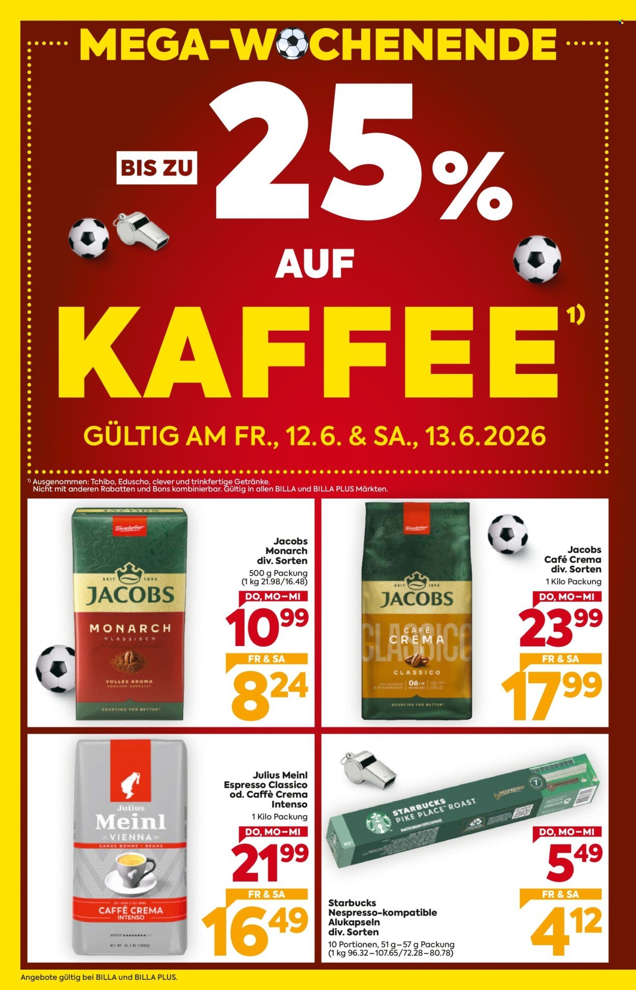 BILLA Flugblatt - Ab Donnerstag, 11.6.2026