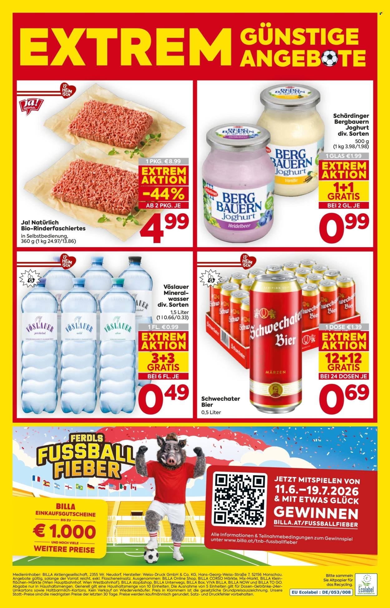 BILLA Flugblatt - Ab Donnerstag, 11.6.2026