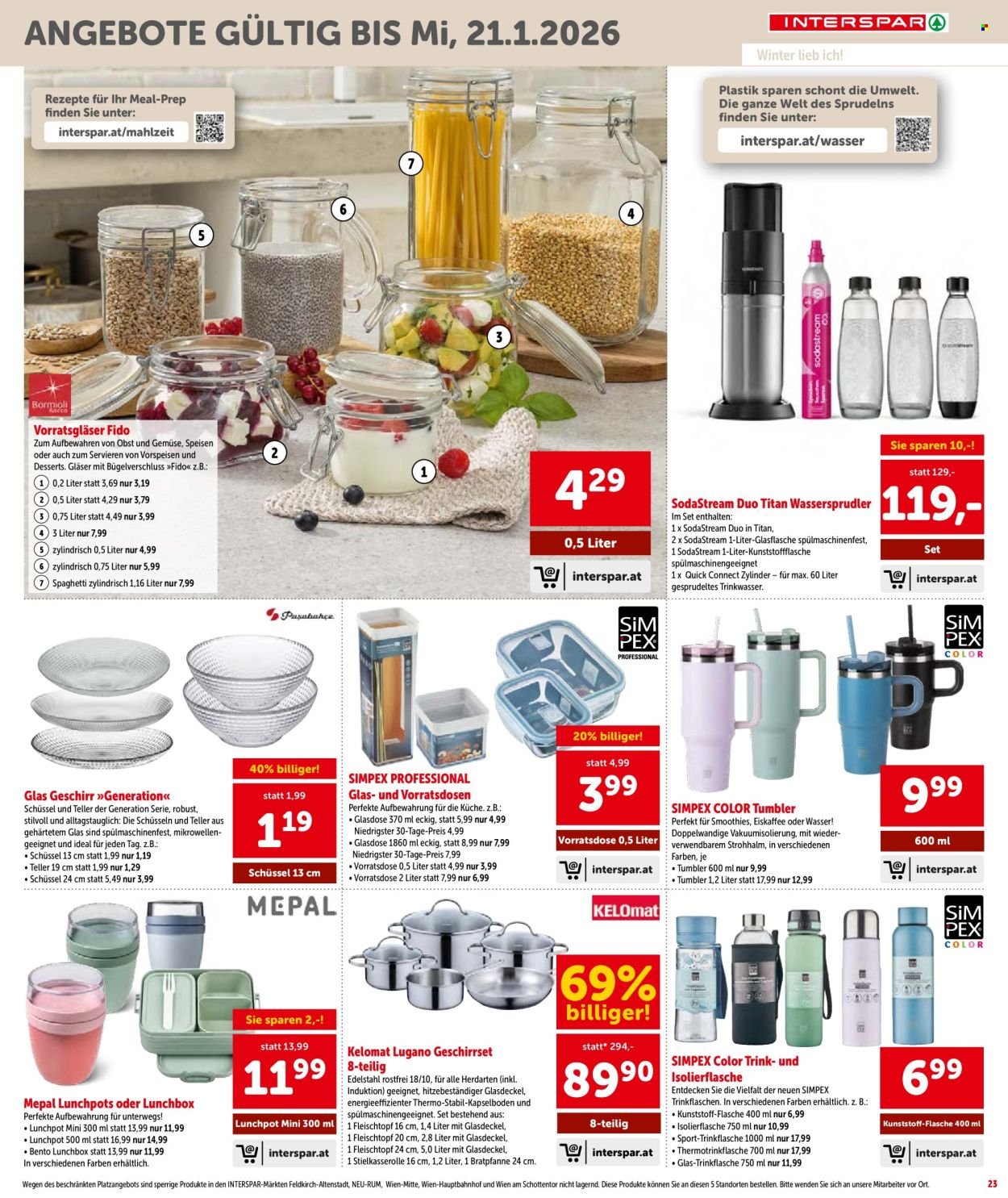 INTERSPAR Flugblatt - KW 1 - Wien