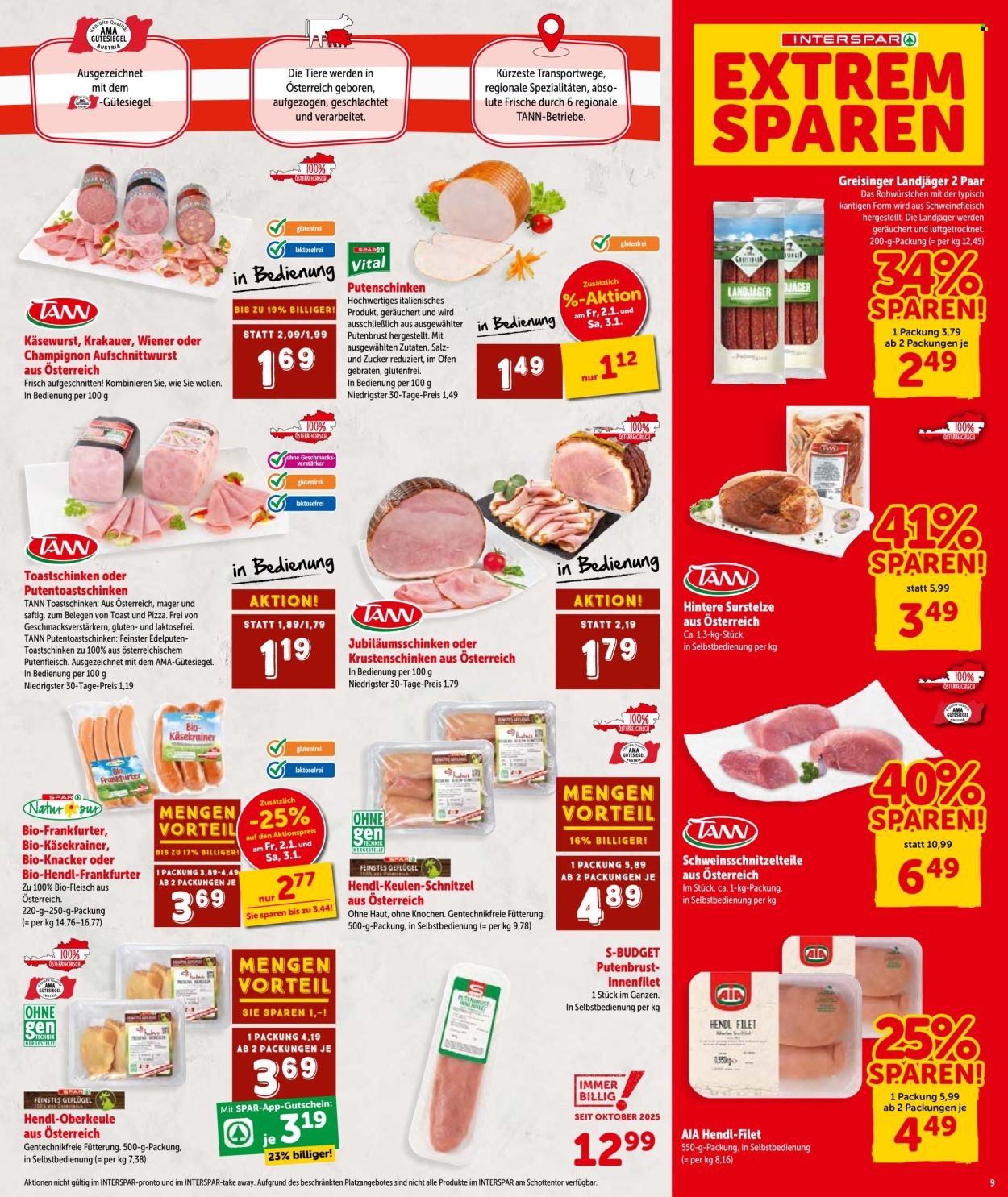 INTERSPAR Flugblatt - KW 1 - Wien