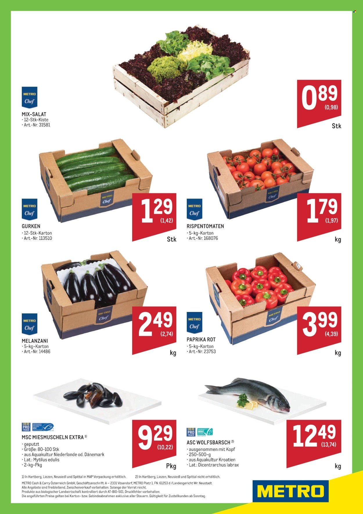 METRO Flugblatt - Ultrafrische Wochenhits KW10